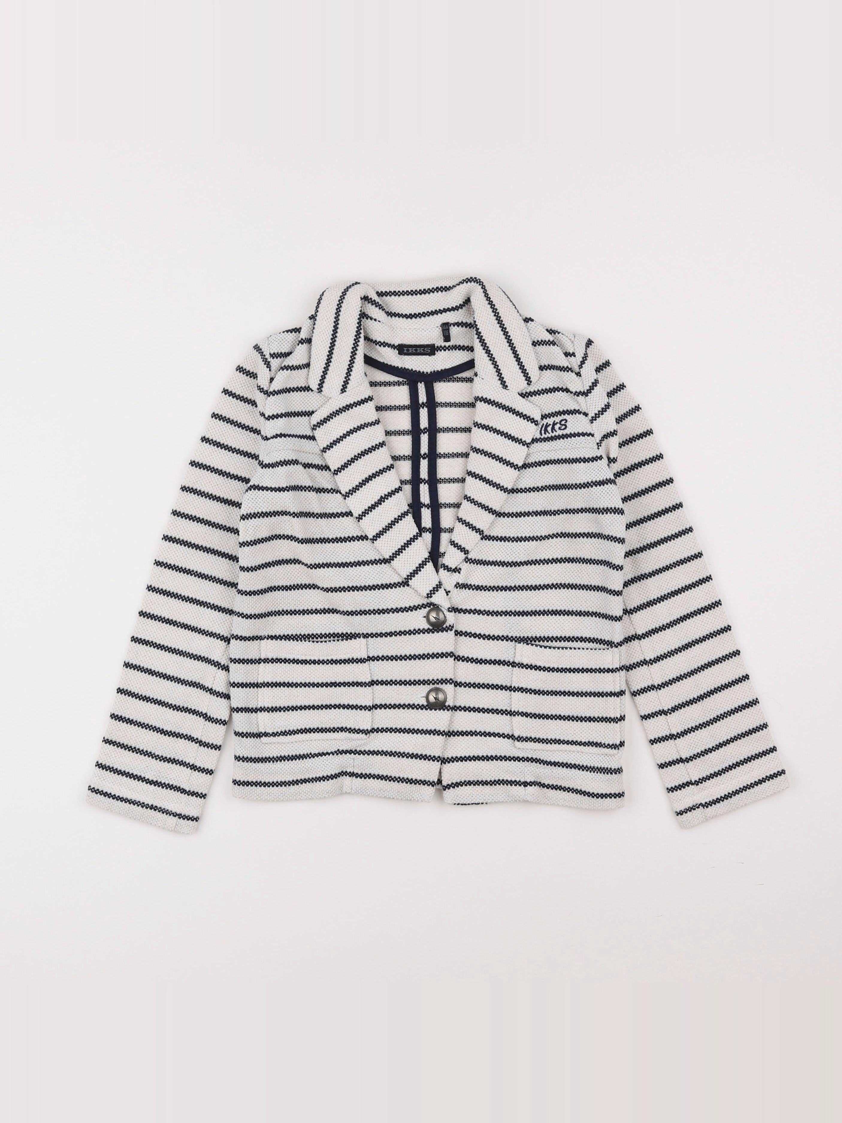 IKKS - veste blanc - 6 ans