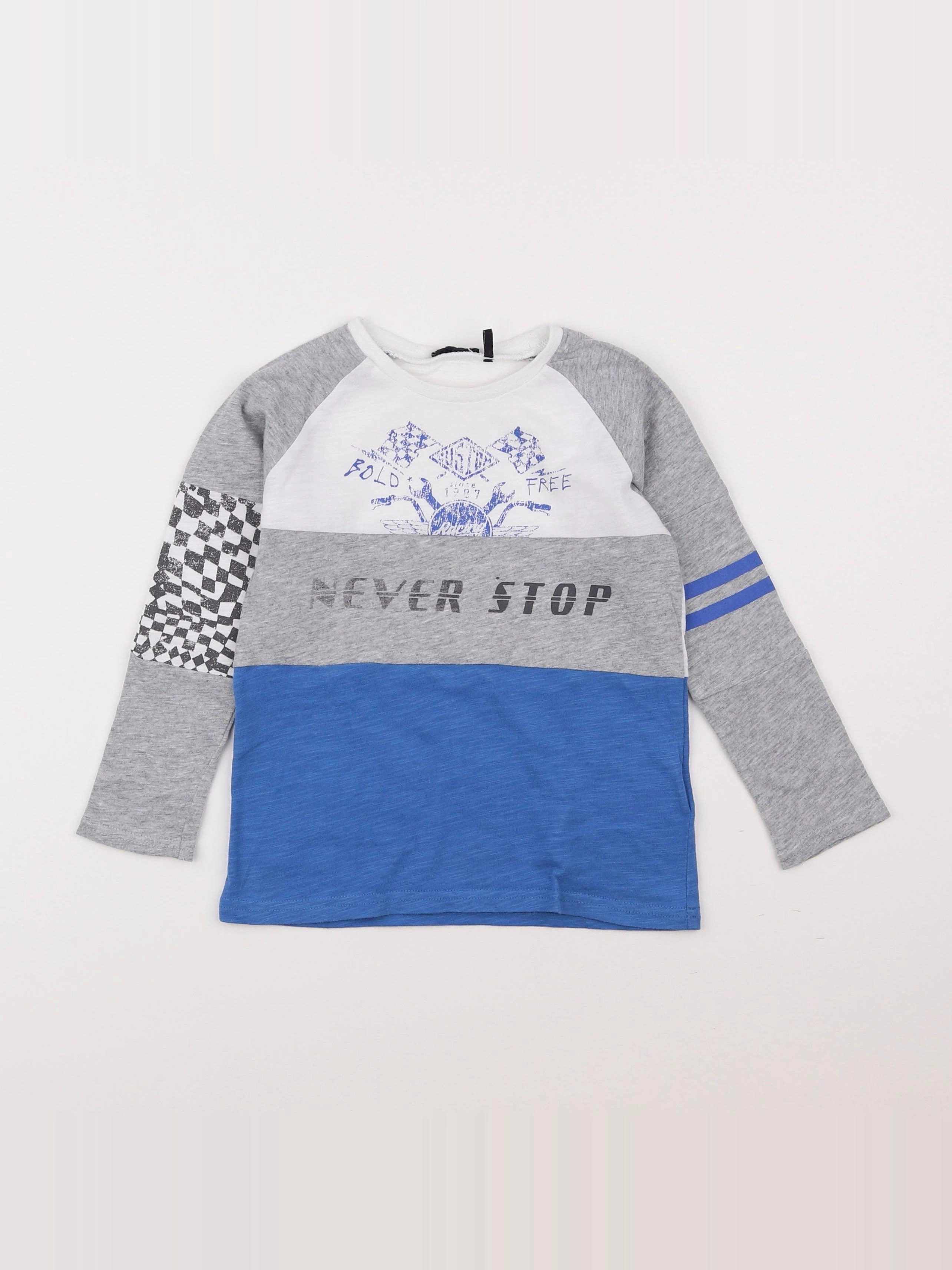 IKKS - tee-shirt blanc - 4 ans