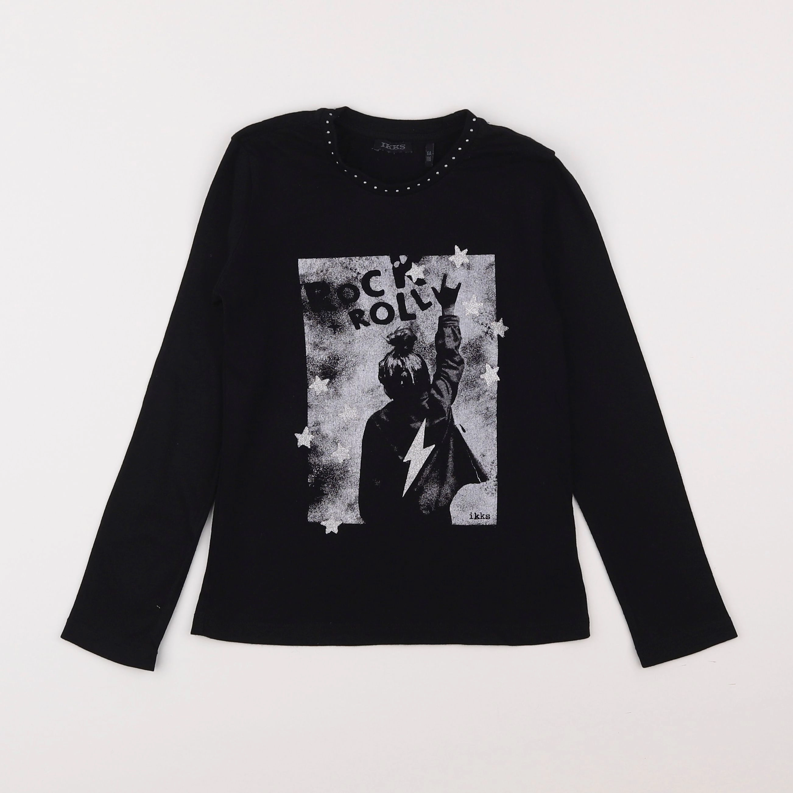 IKKS - tee-shirt noir - 6 ans