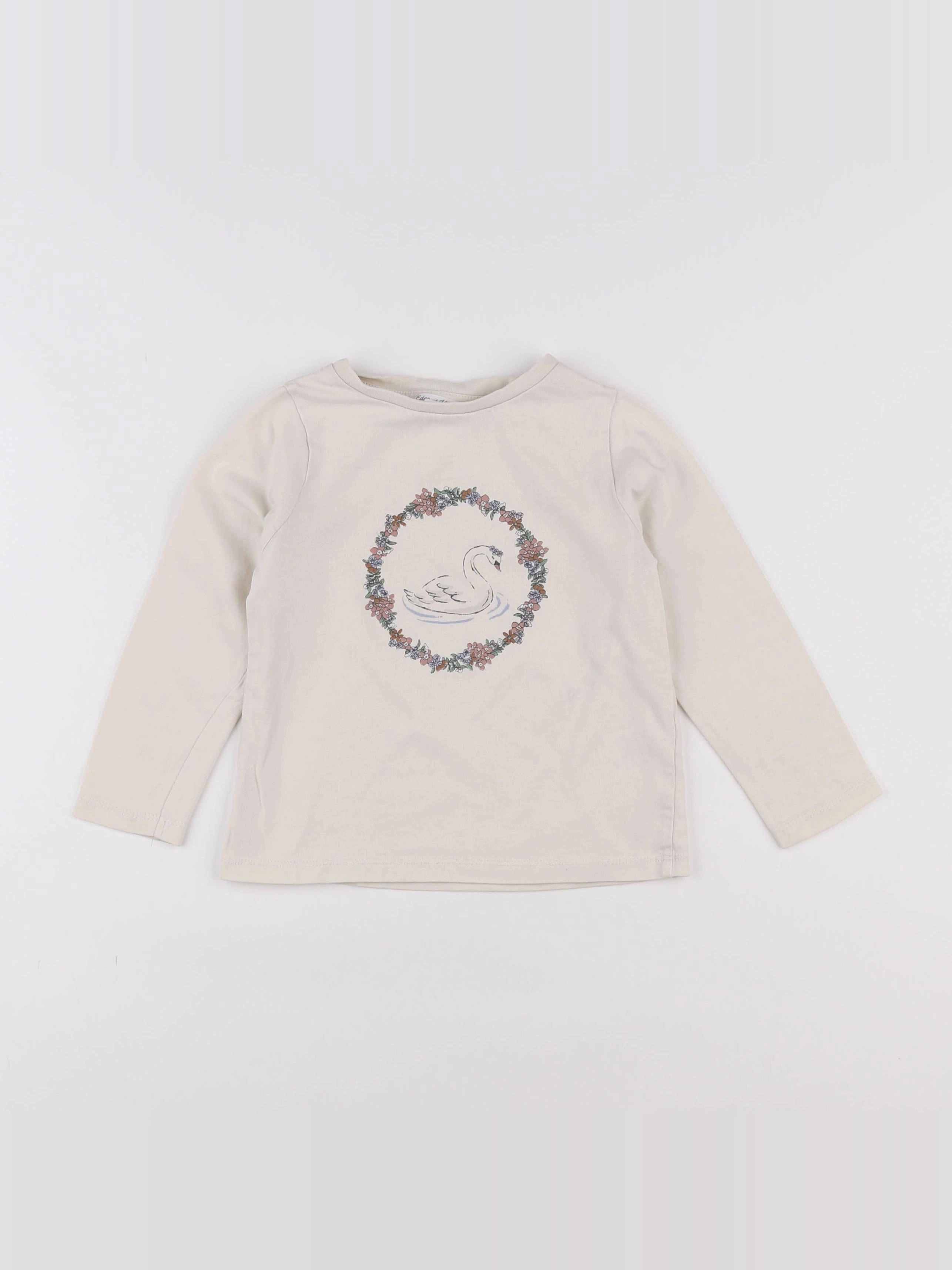 Eden & Victor - tee-shirt beige - 4 ans