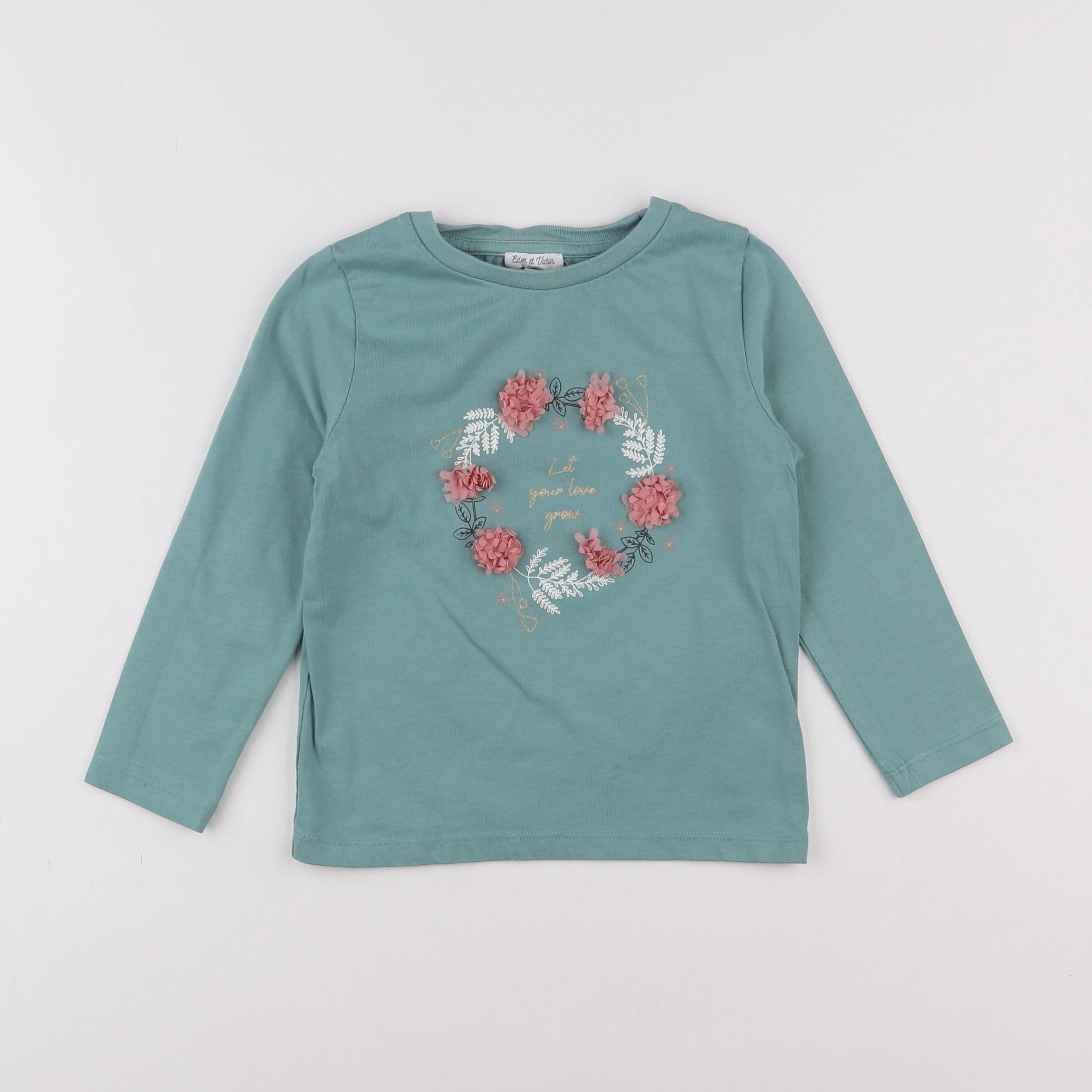 Eden & Victor - tee-shirt vert - 4 ans