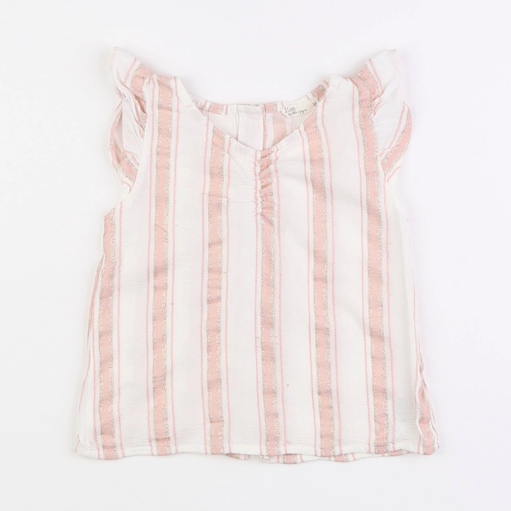 Little Cigogne - blouse rose - 3 ans