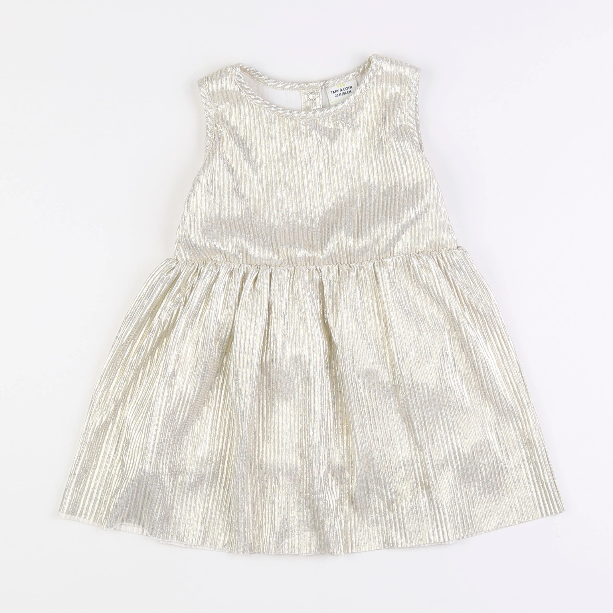 Tape à l'oeil - robe or - 2 ans