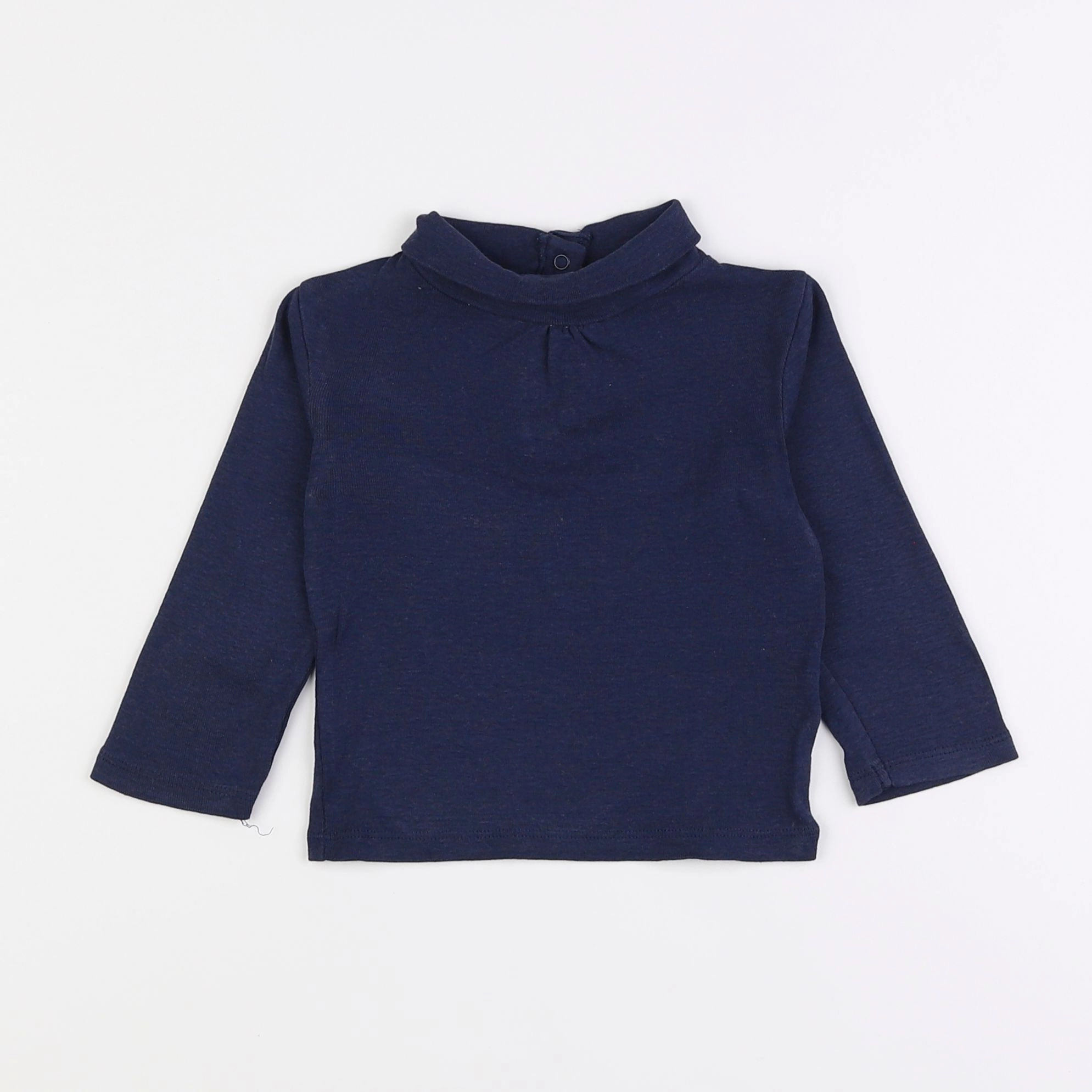 Vertbaudet - sous-pull bleu - 18 mois