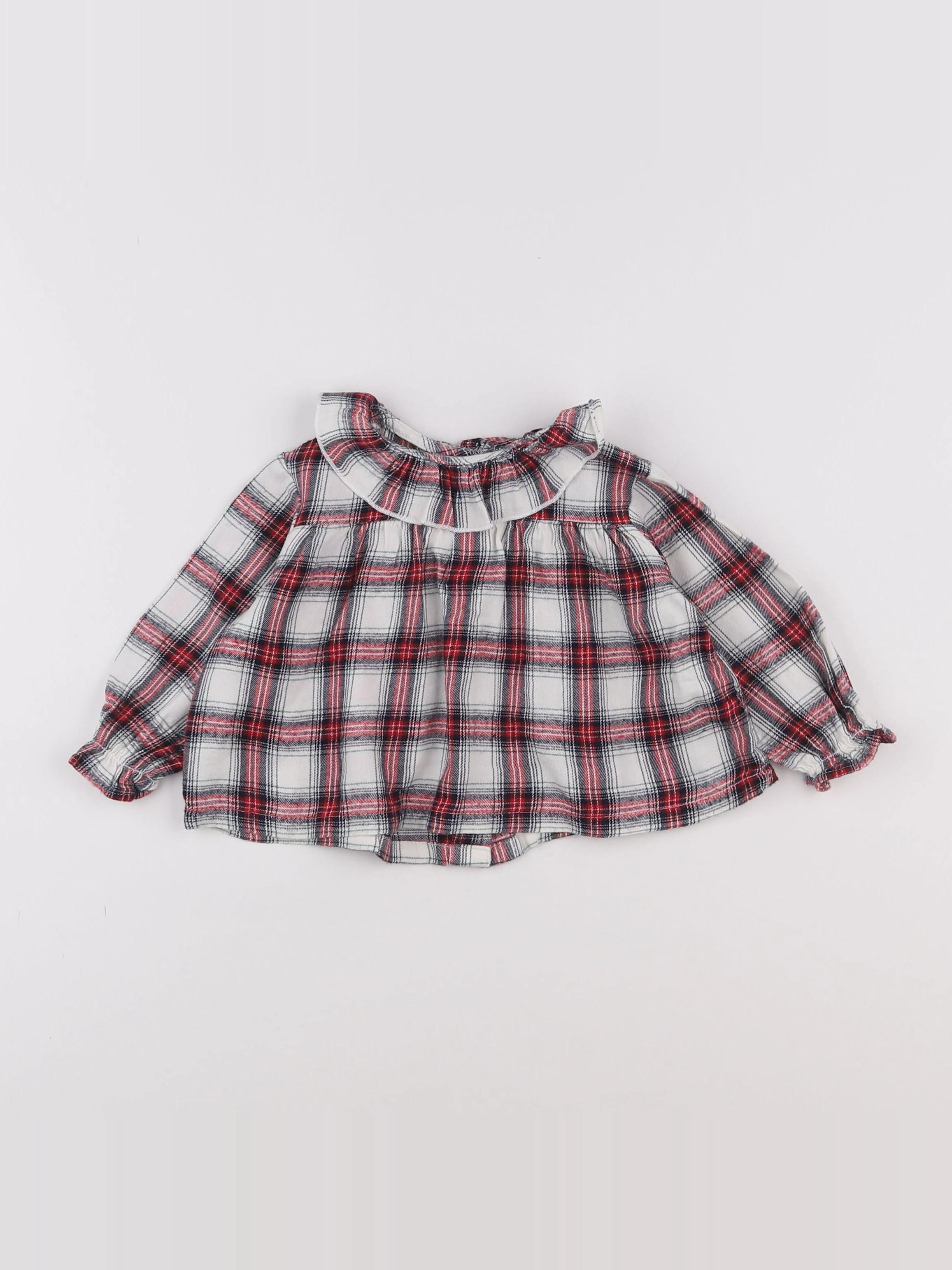 Vertbaudet - blouse multicolore - 6 mois