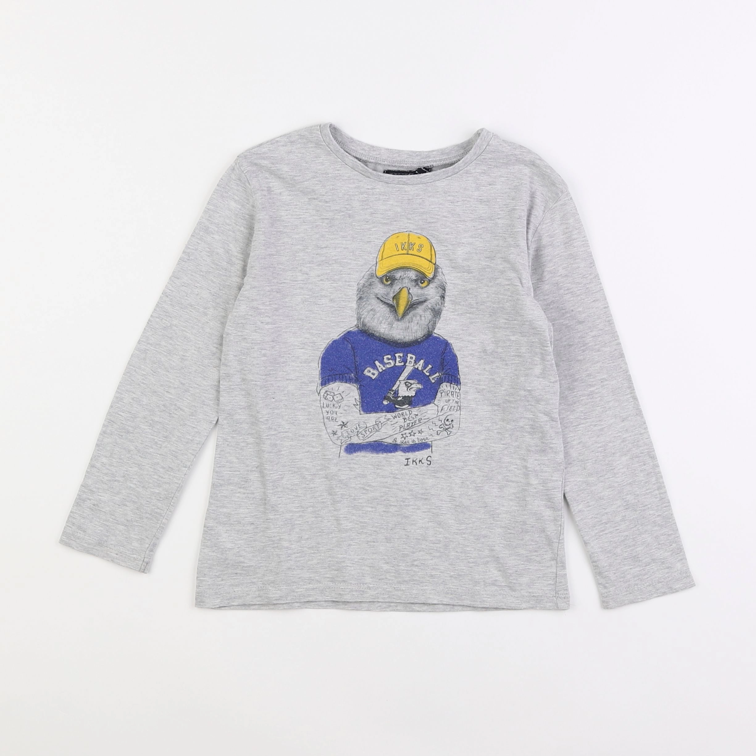 IKKS - tee-shirt gris - 4 ans