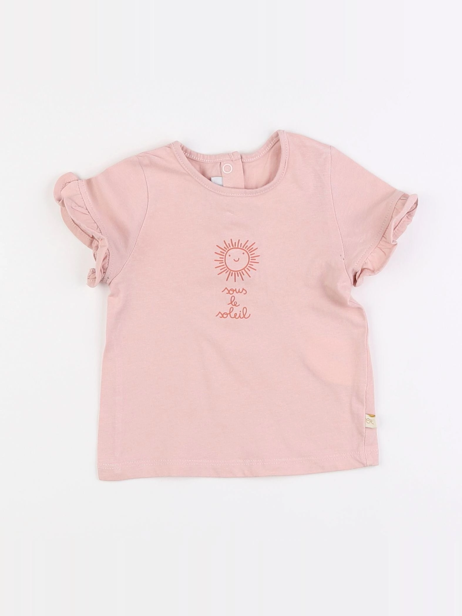 Cadet Rousselle - tee-shirt rose - 12 mois