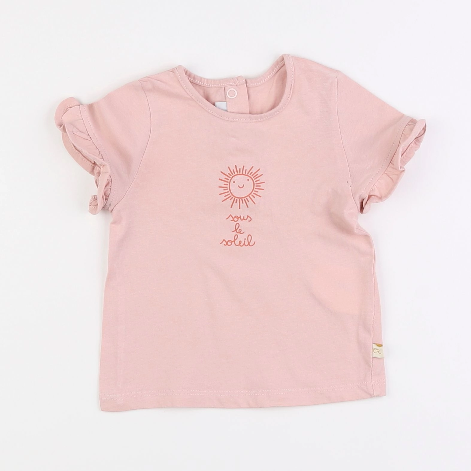 Cadet Rousselle - tee-shirt rose - 12 mois