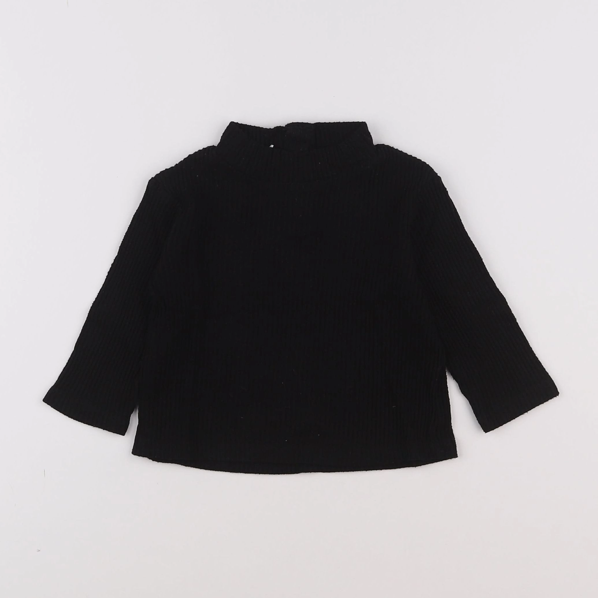 Zara - sous-pull noir - 9/12 mois