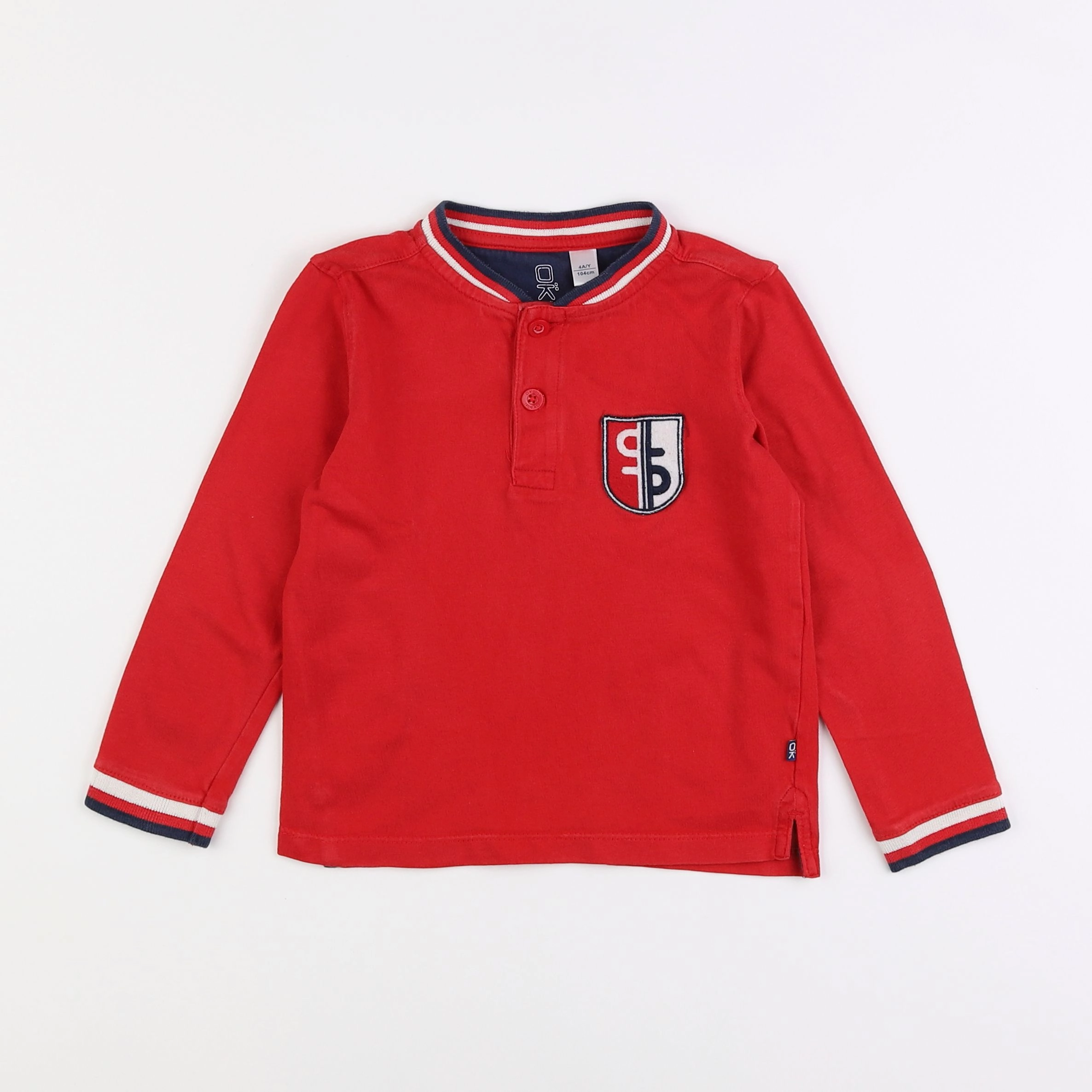 Okaidi - tee-shirt rouge - 4 ans