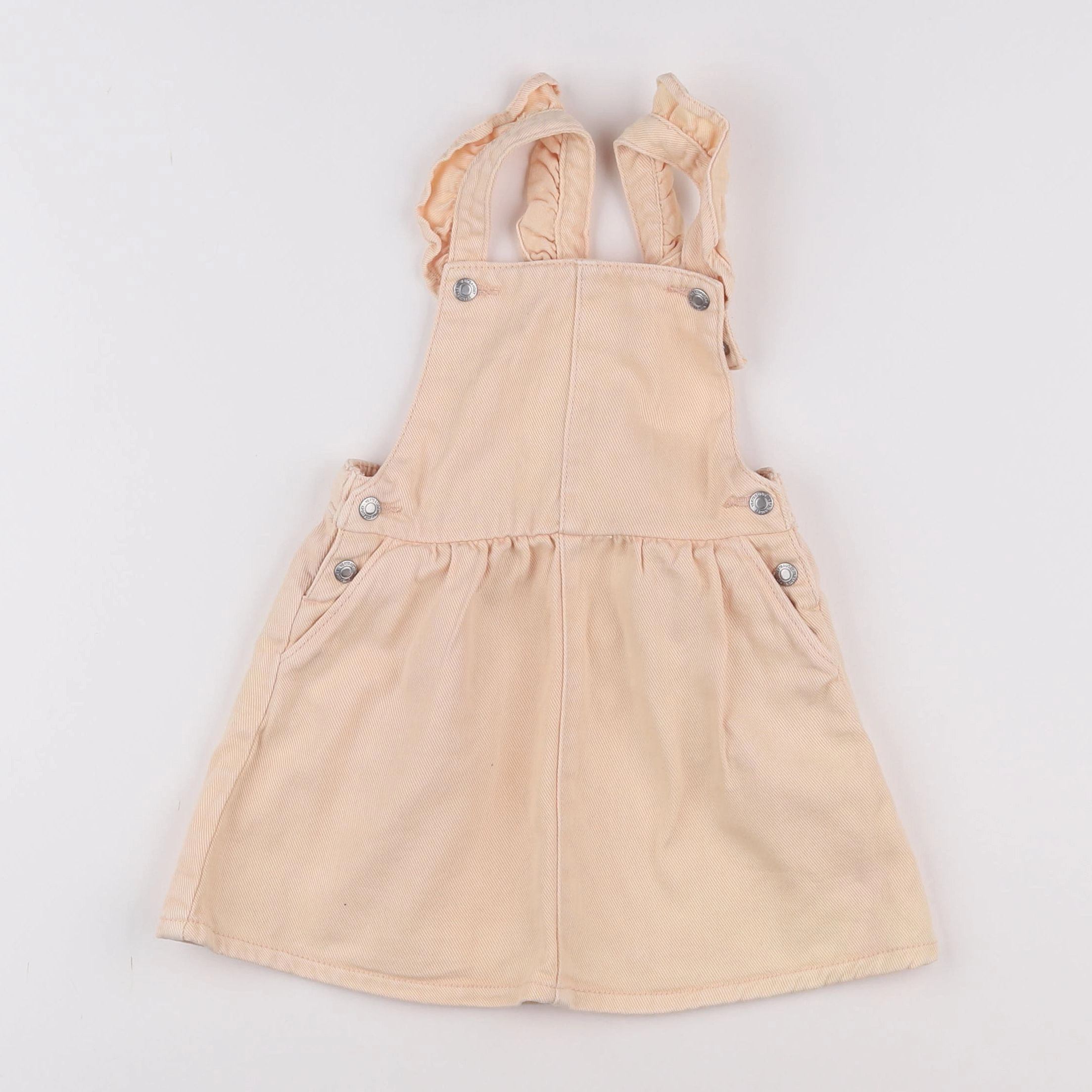 Vertbaudet - robe orange, rose - 2 ans