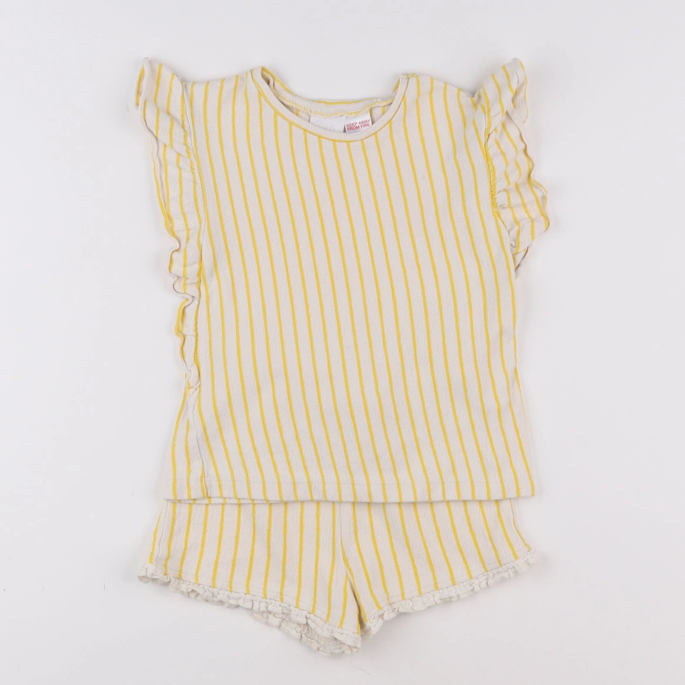 Zara - ensemble jaune - 2/3 ans