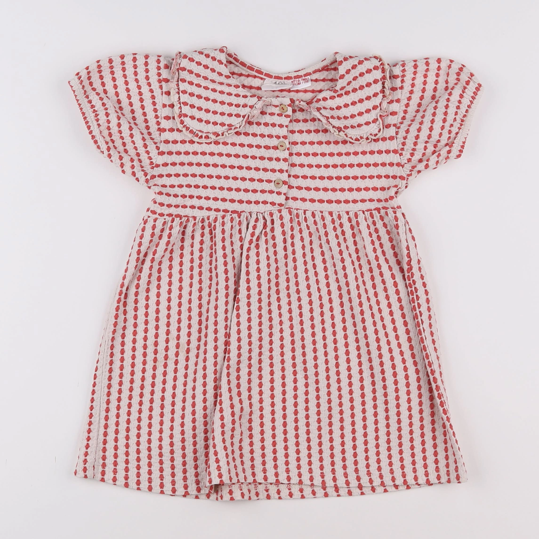 Zara - robe rouge - 2 ans