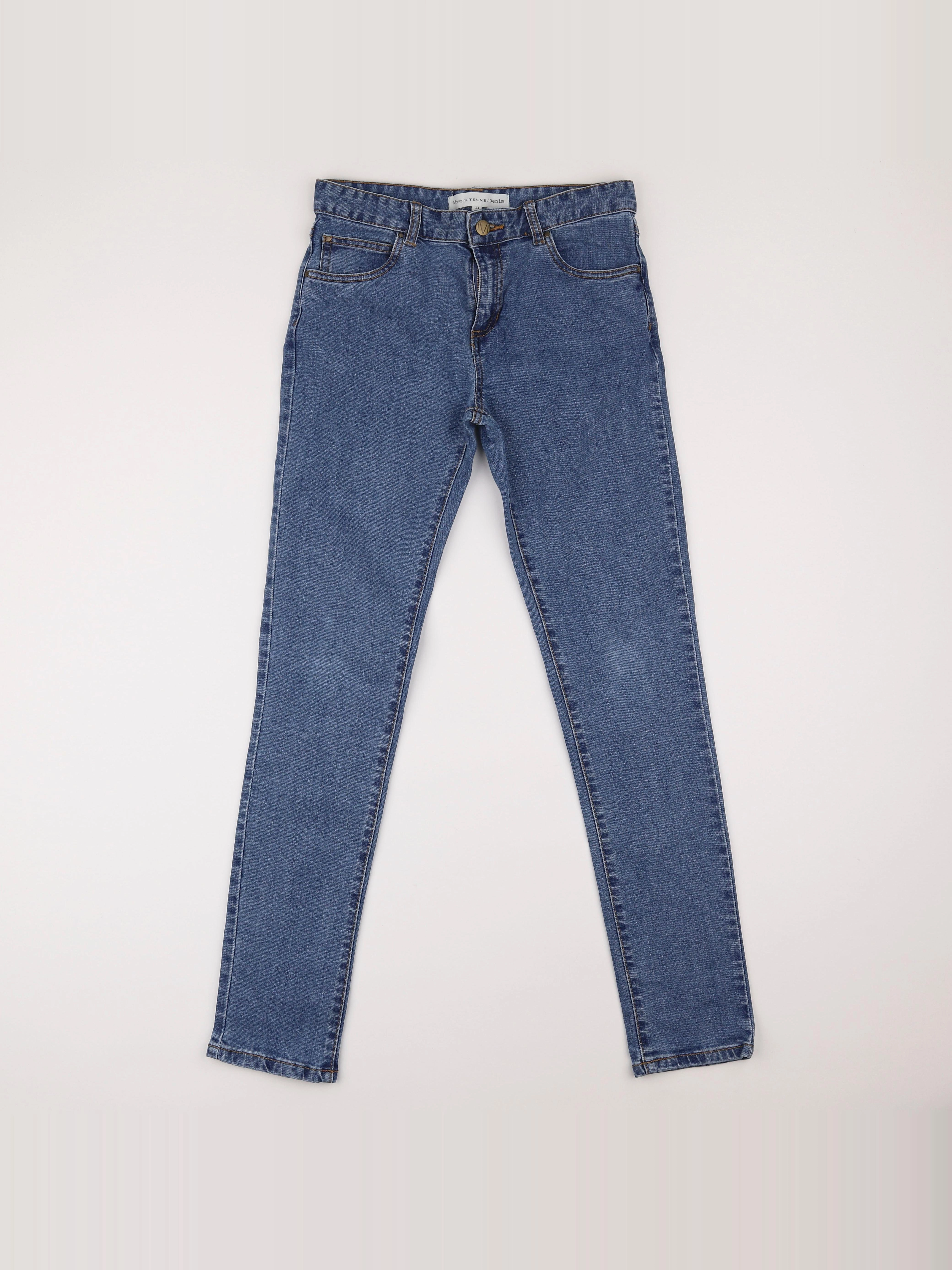Monoprix - jean bleu - 14 ans