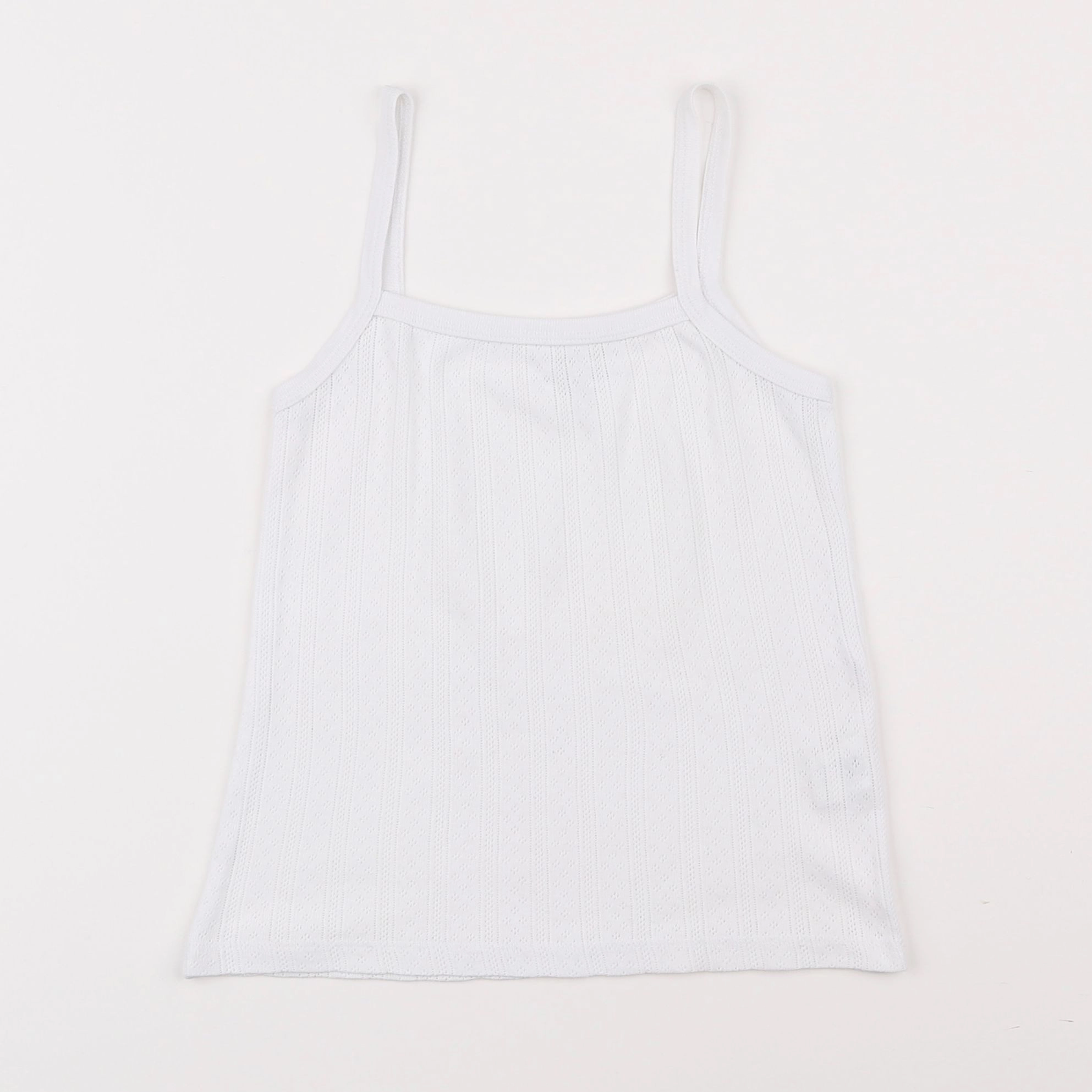 Monoprix - maillot de corps blanc - 6 ans