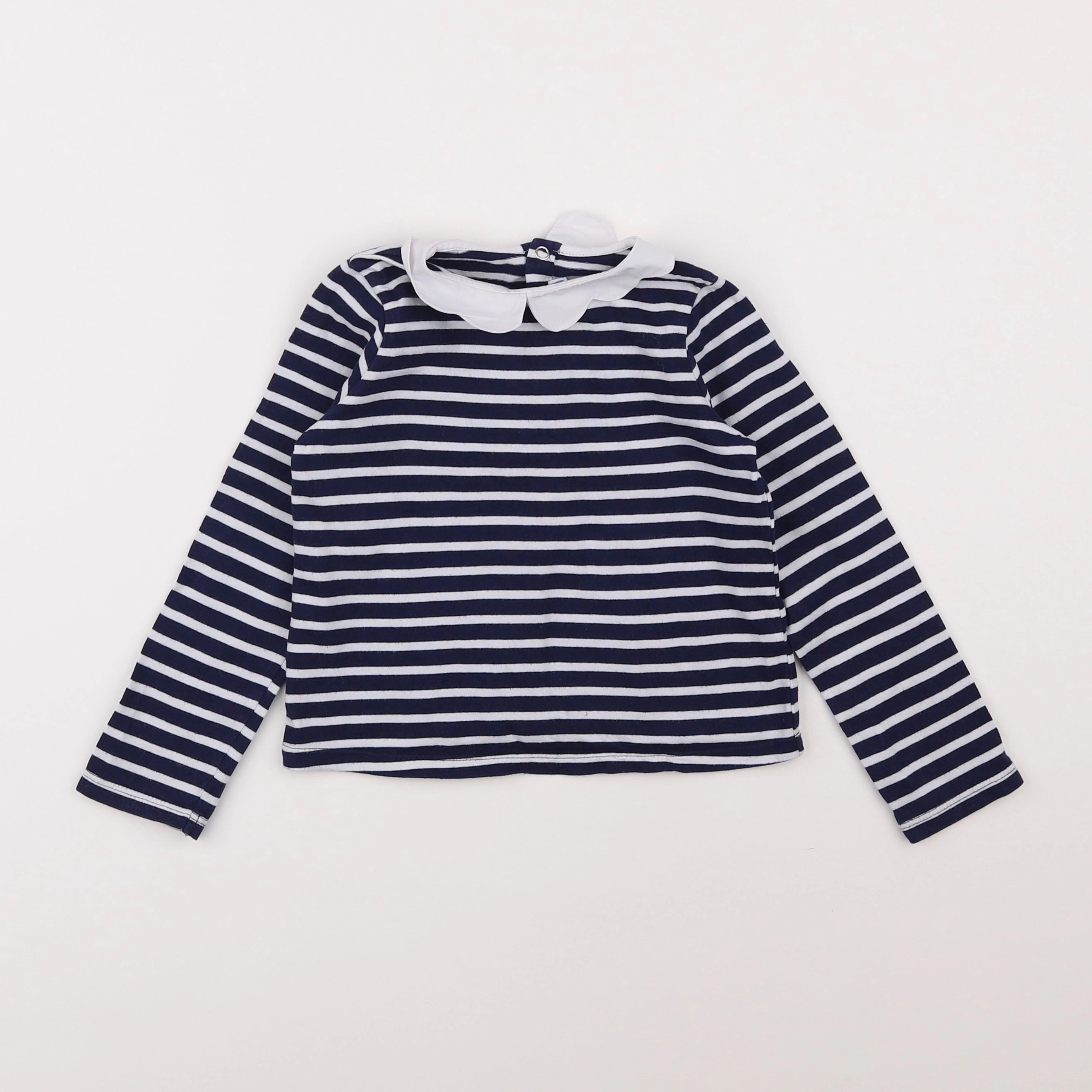 Jacadi - tee-shirt bleu, blanc - 4 ans