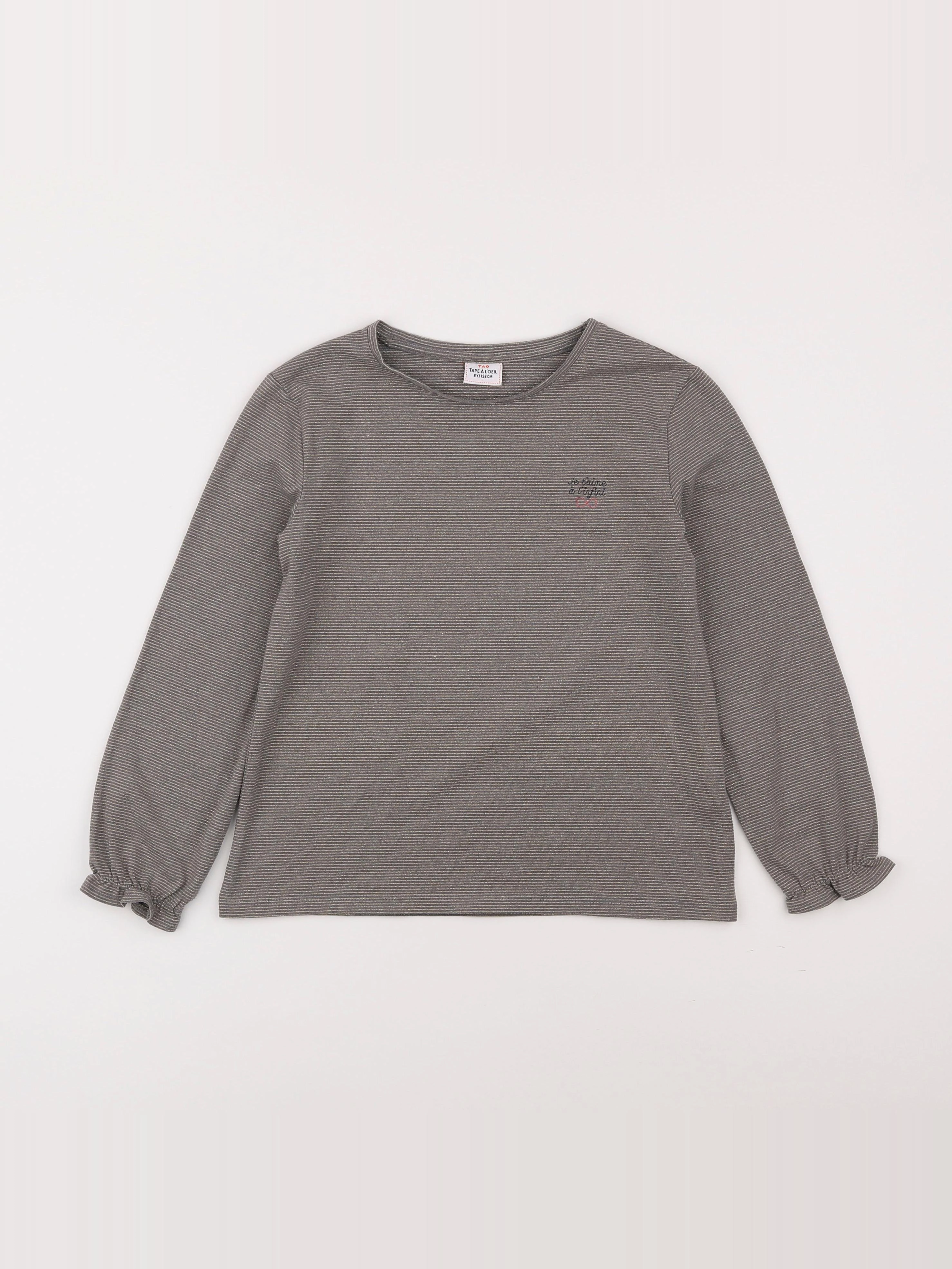 Tape à l'oeil - tee-shirt gris - 8 ans