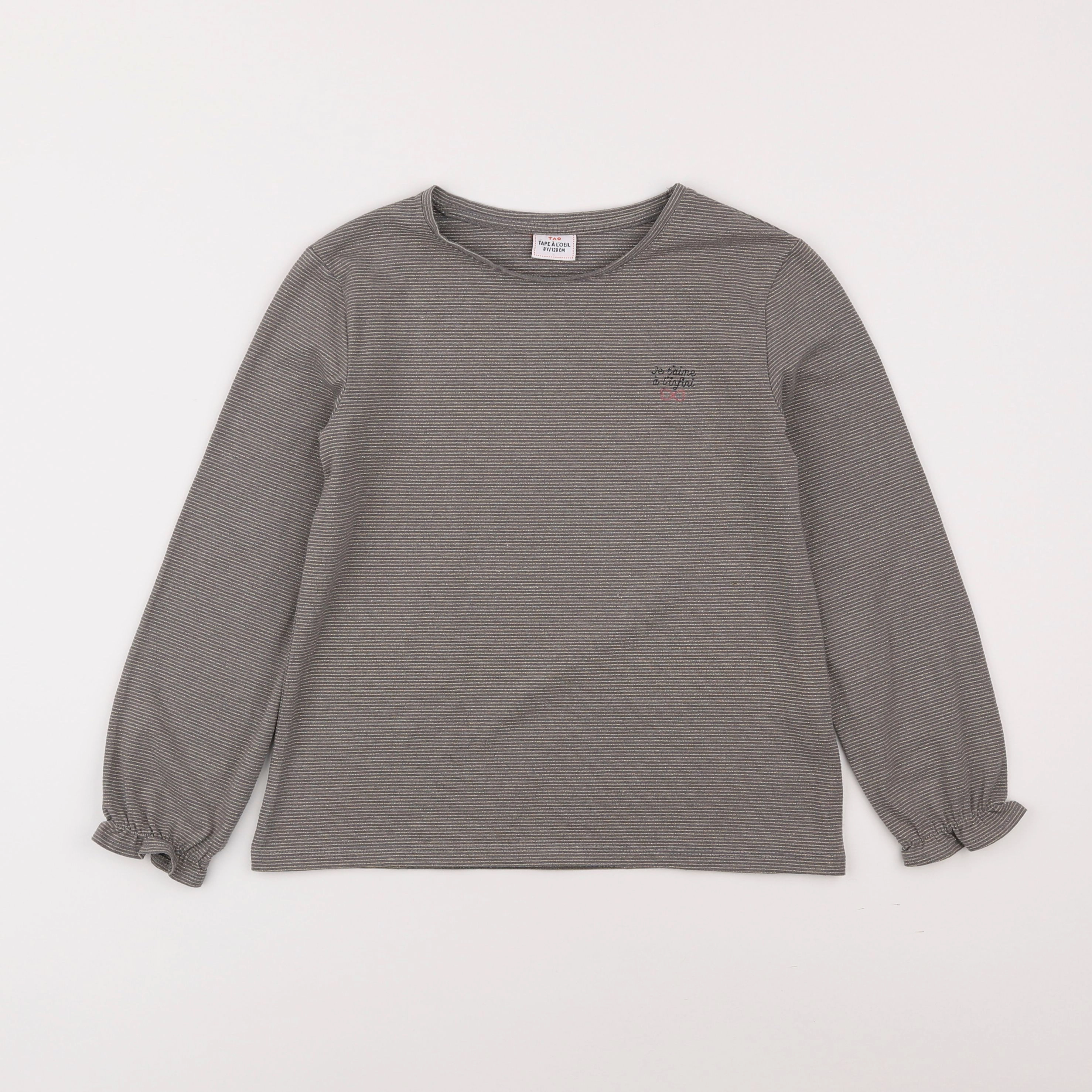 Tape à l'oeil - tee-shirt gris - 8 ans