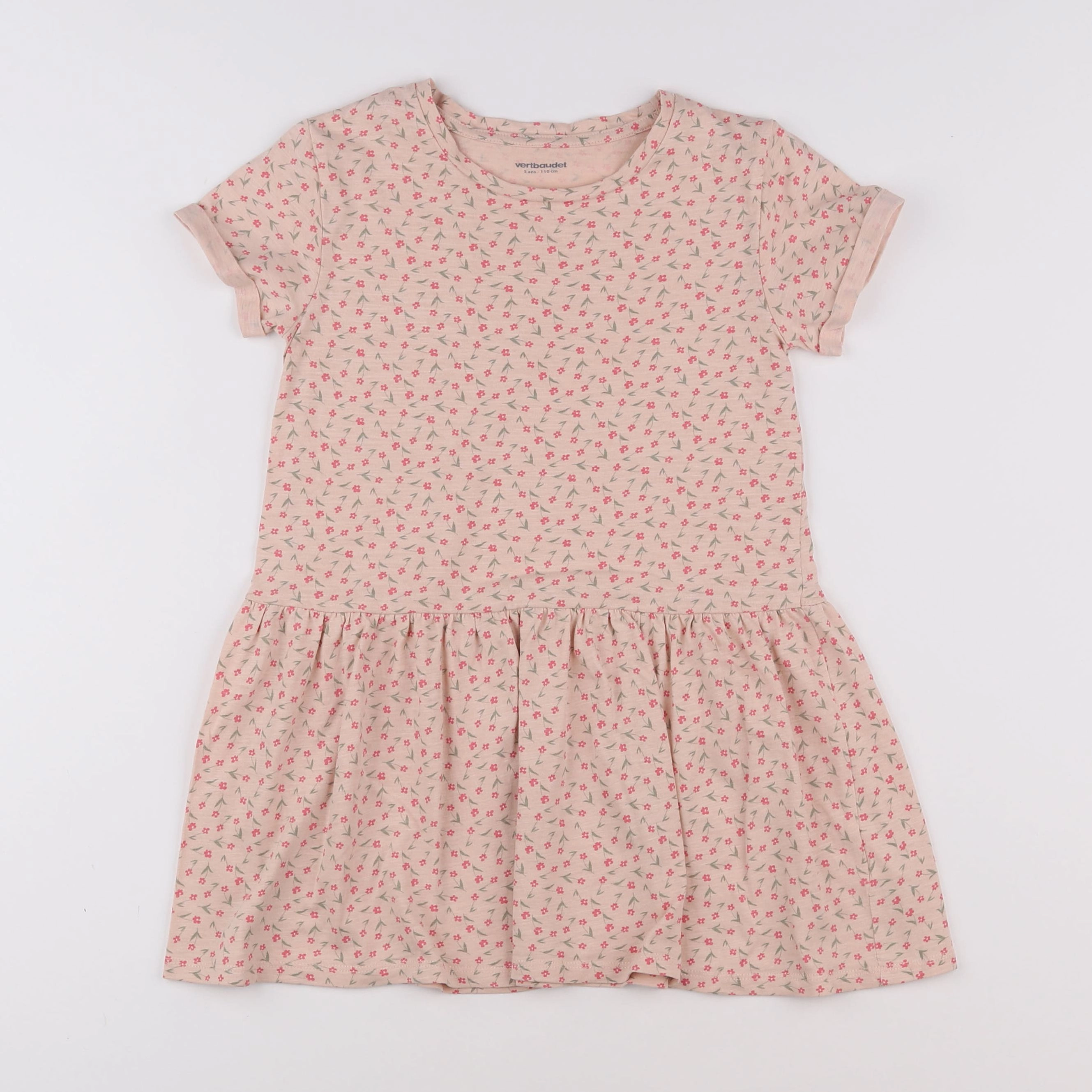 Vertbaudet - robe rose - 5 ans