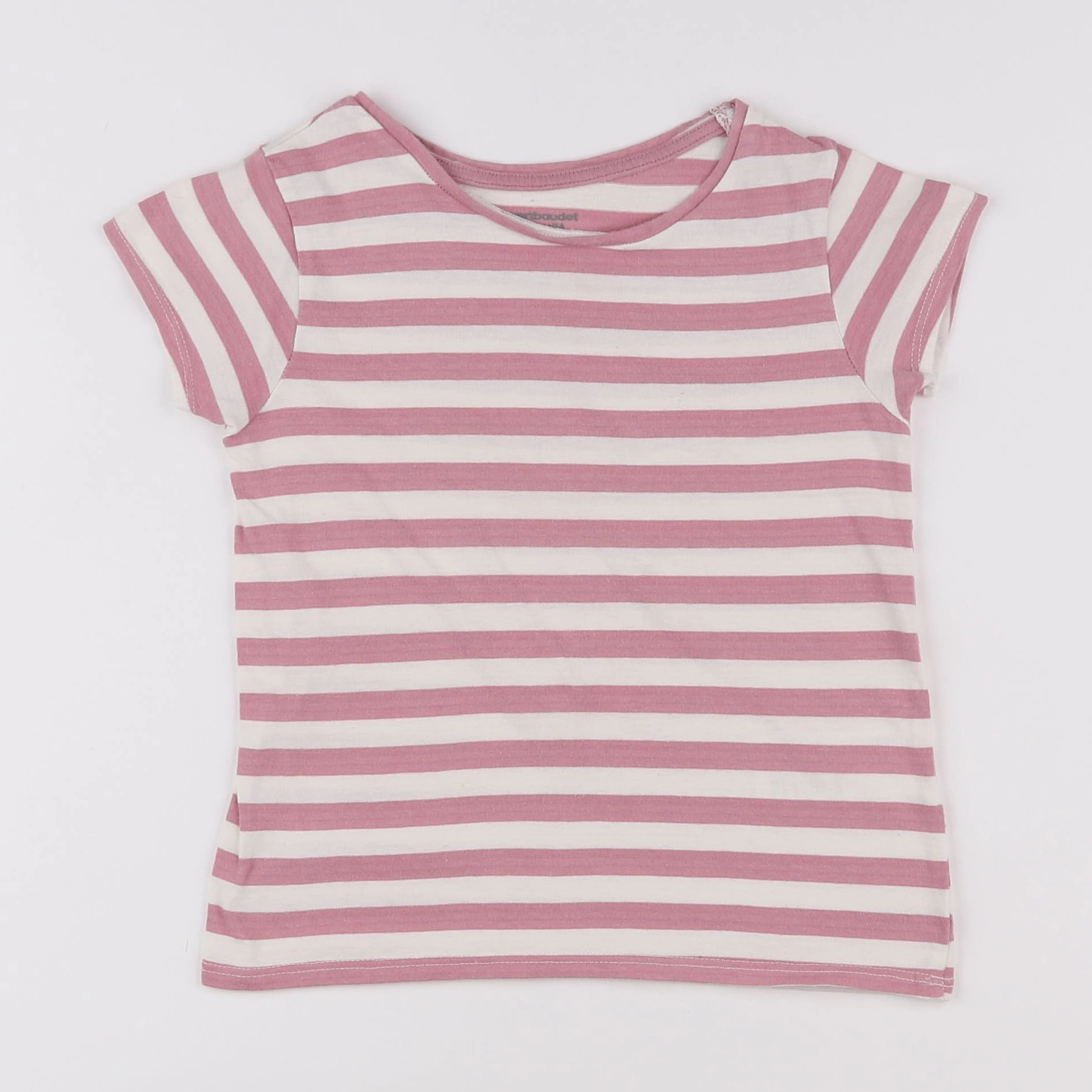 Vertbaudet - tee-shirt rose - 5 ans