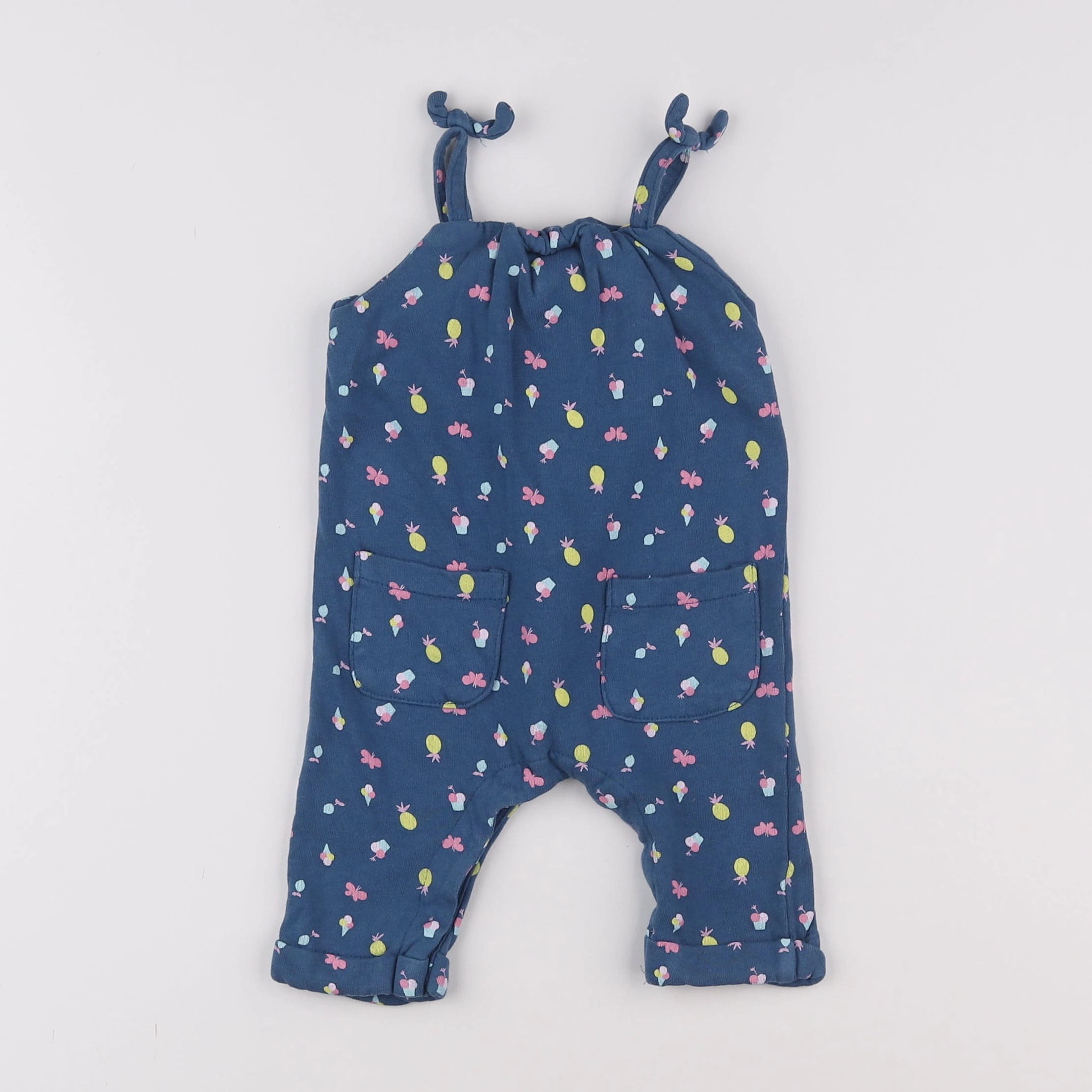 Vertbaudet - combinaison bleu - 3 mois
