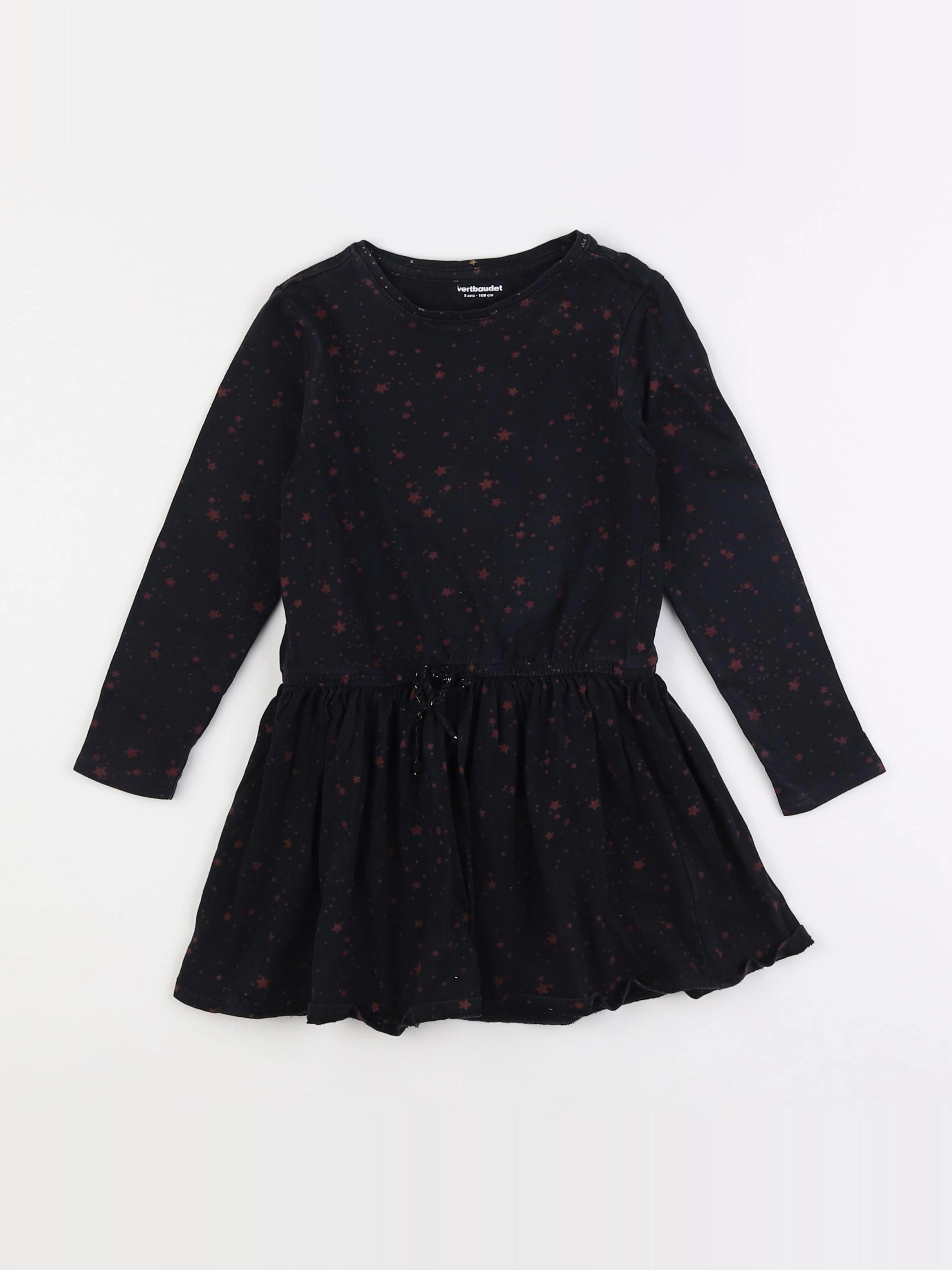 Vertbaudet - robe noir - 5 ans