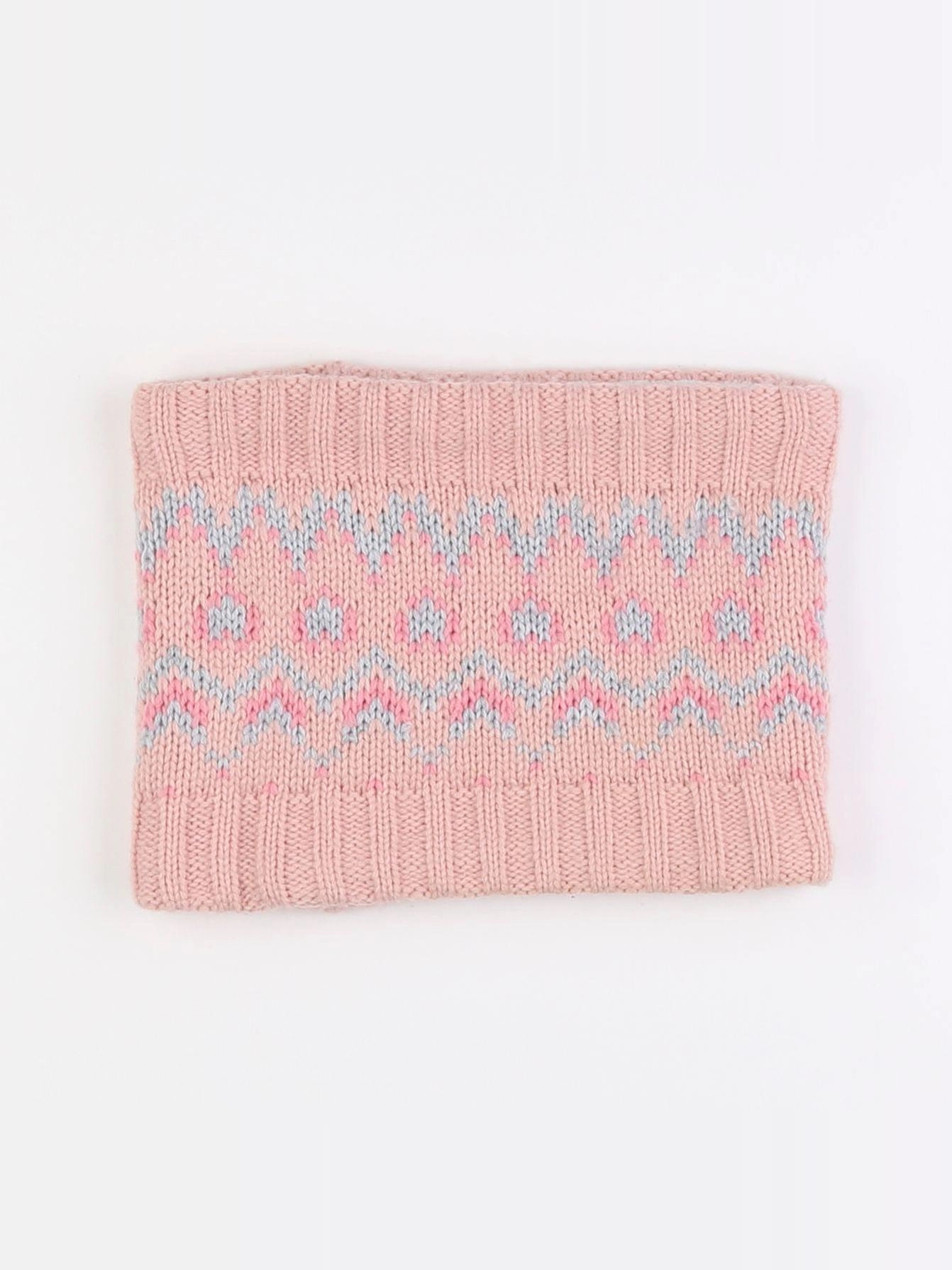 Vertbaudet - tour de cou rose - 4/6 ans