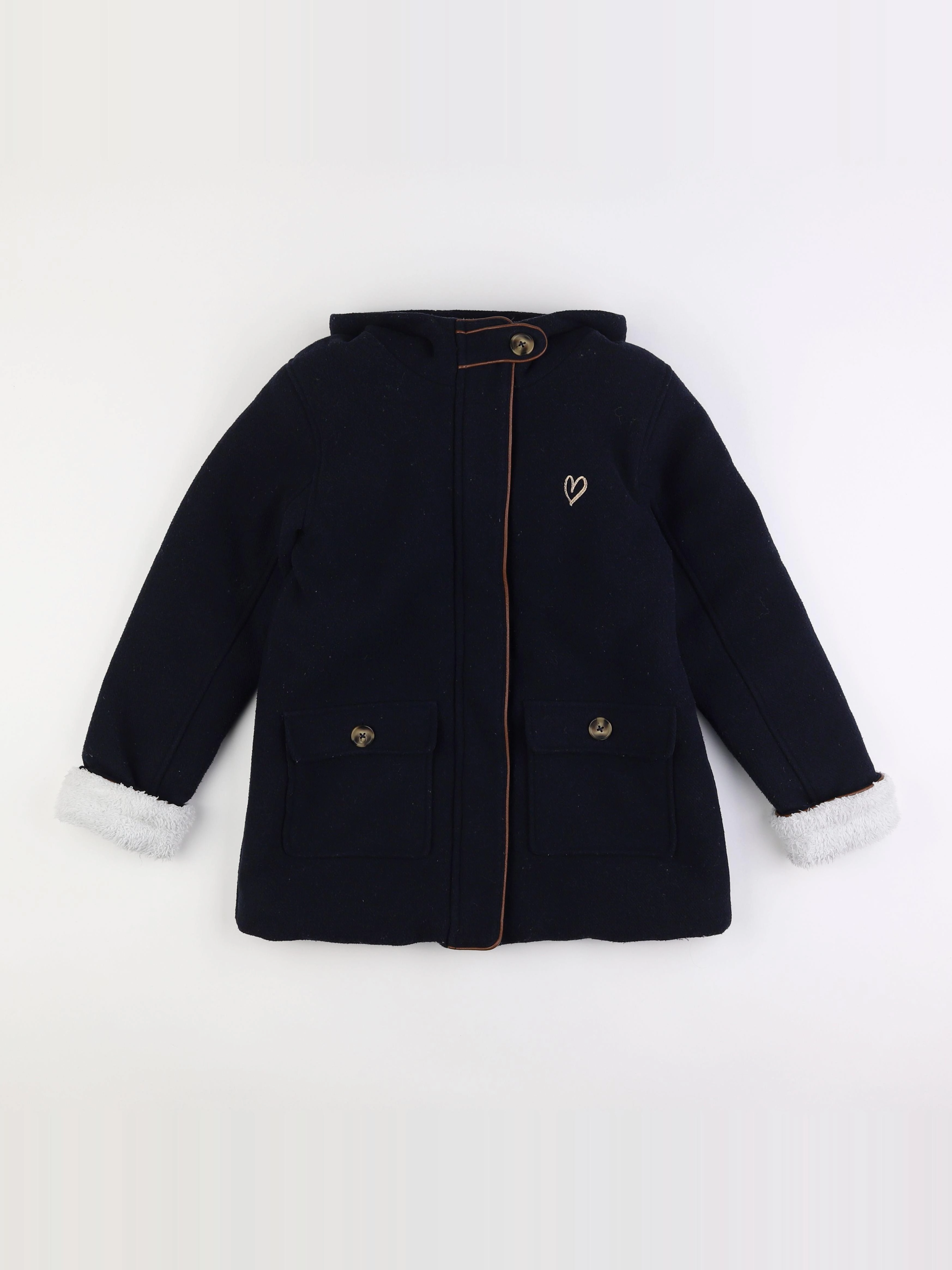 Vertbaudet - manteau bleu - 12 ans