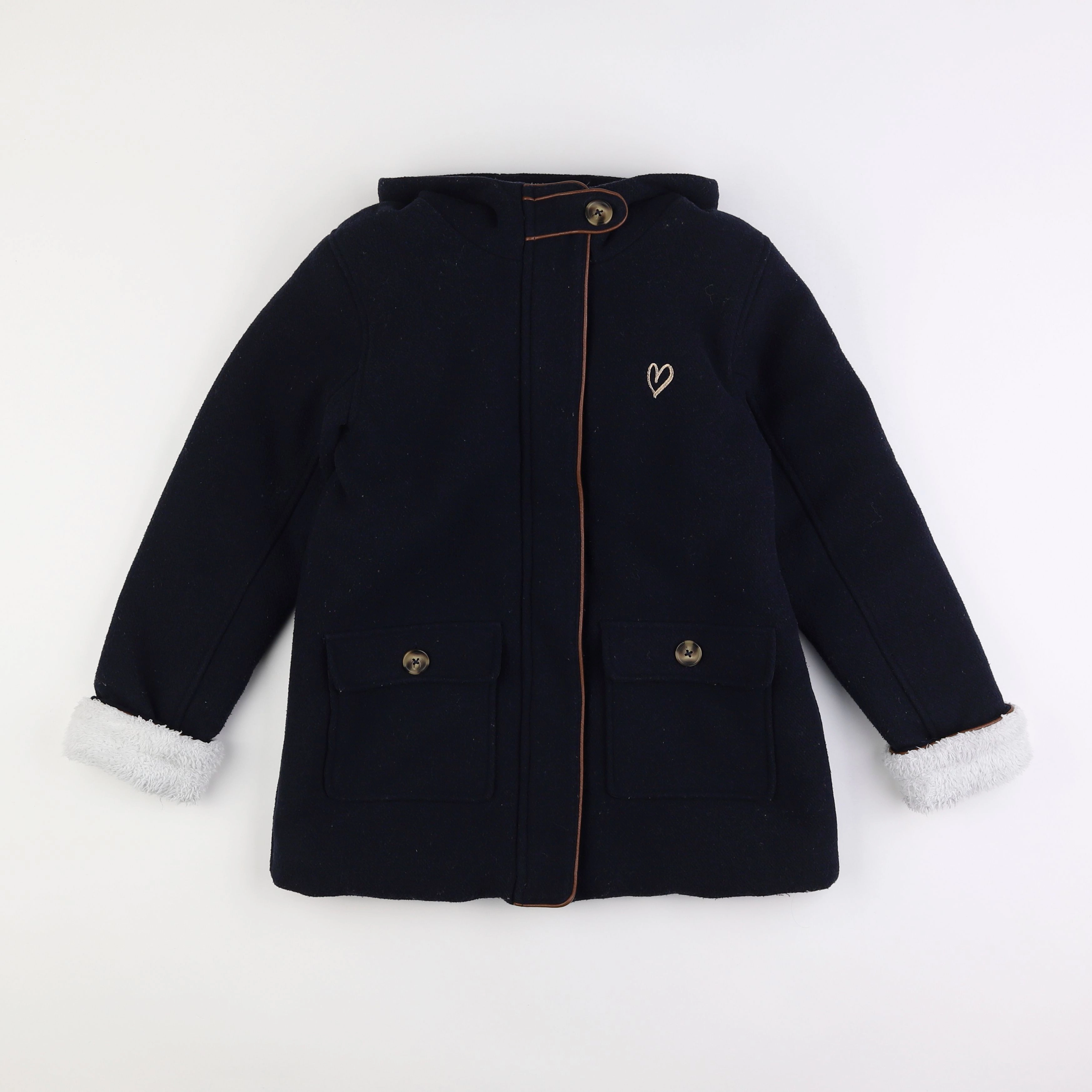 Vertbaudet - manteau bleu - 12 ans