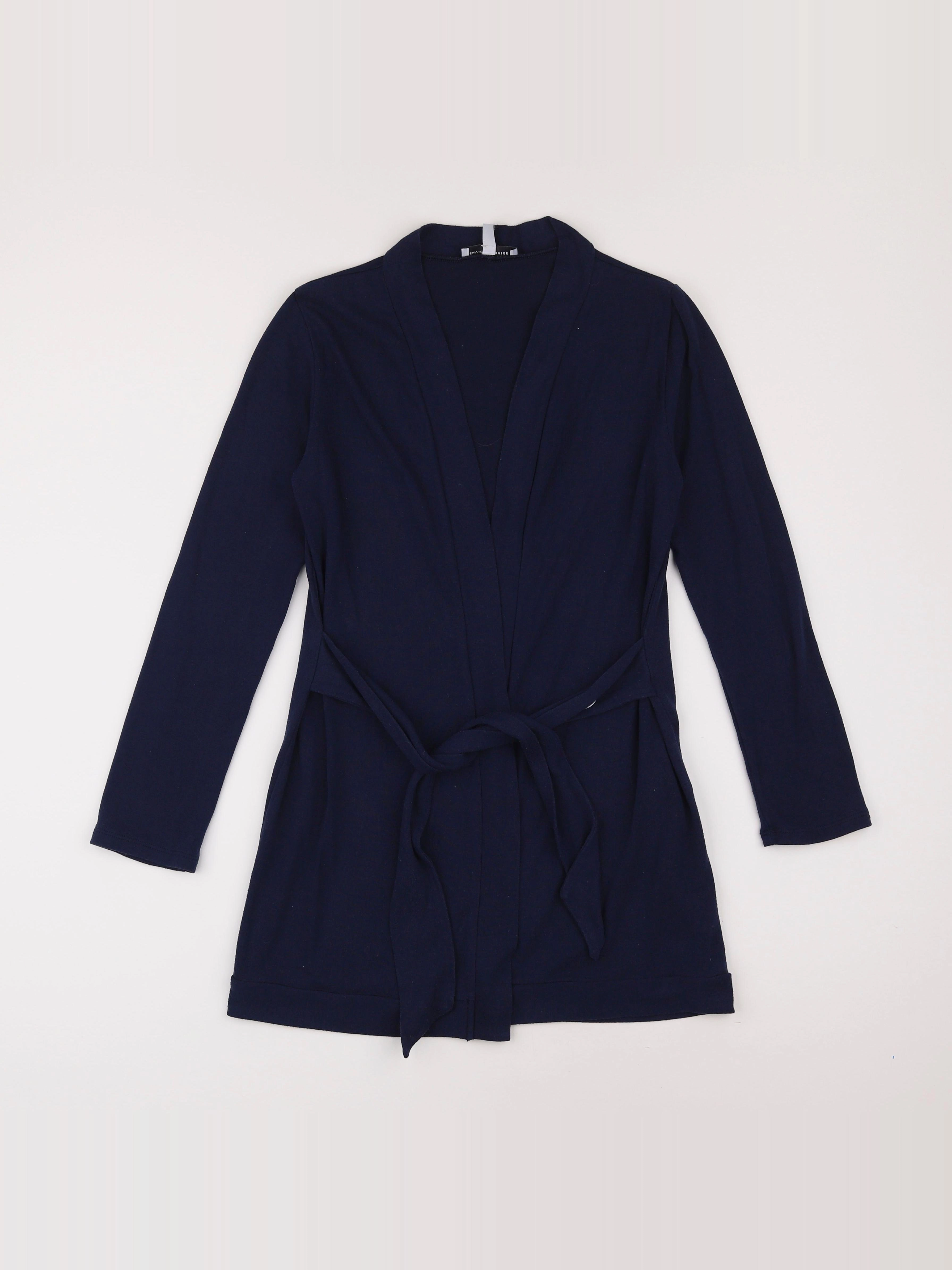 Envie de fraise - gilet grossesse bleu - 36 à 38