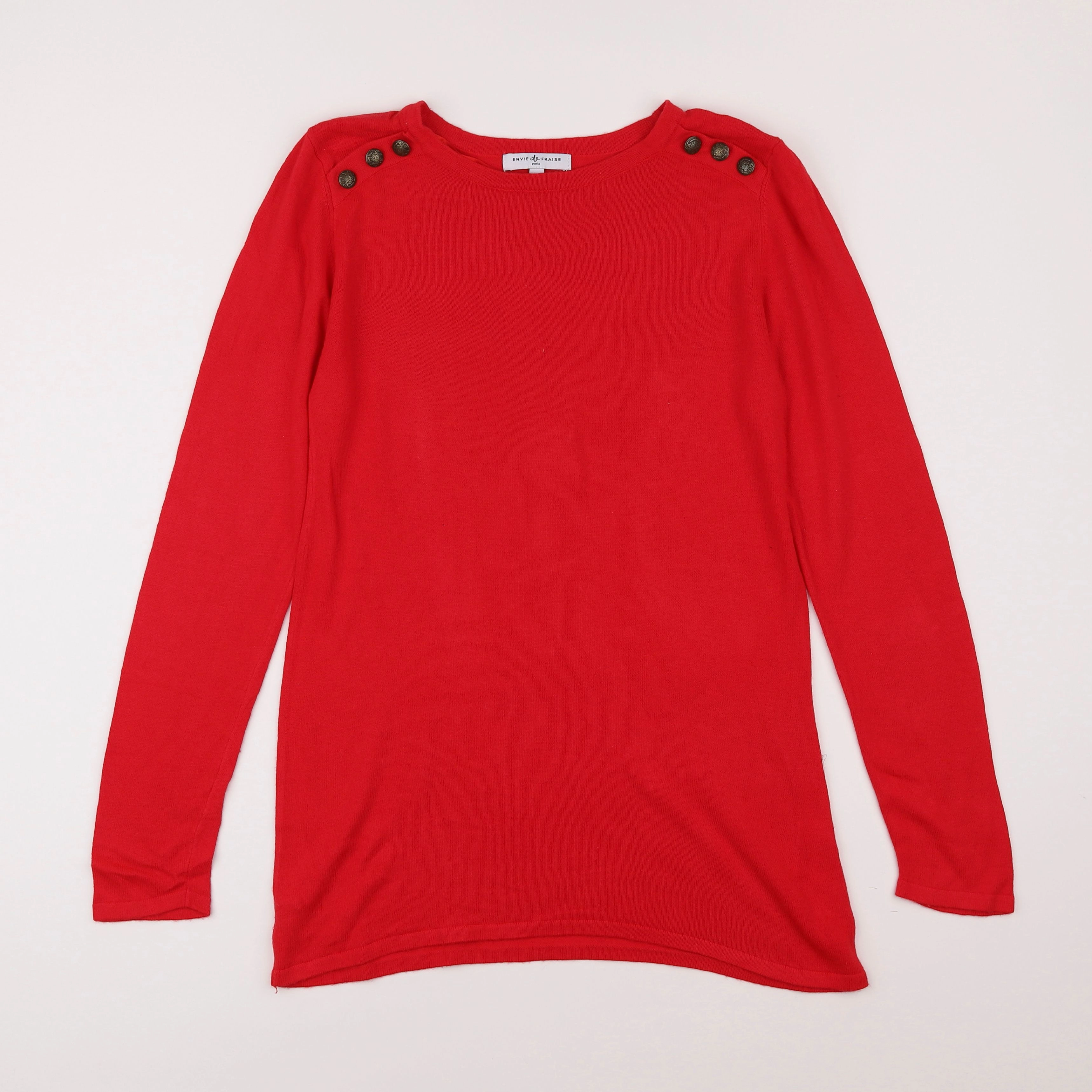 Envie de fraise - pull grossesse rouge - 36