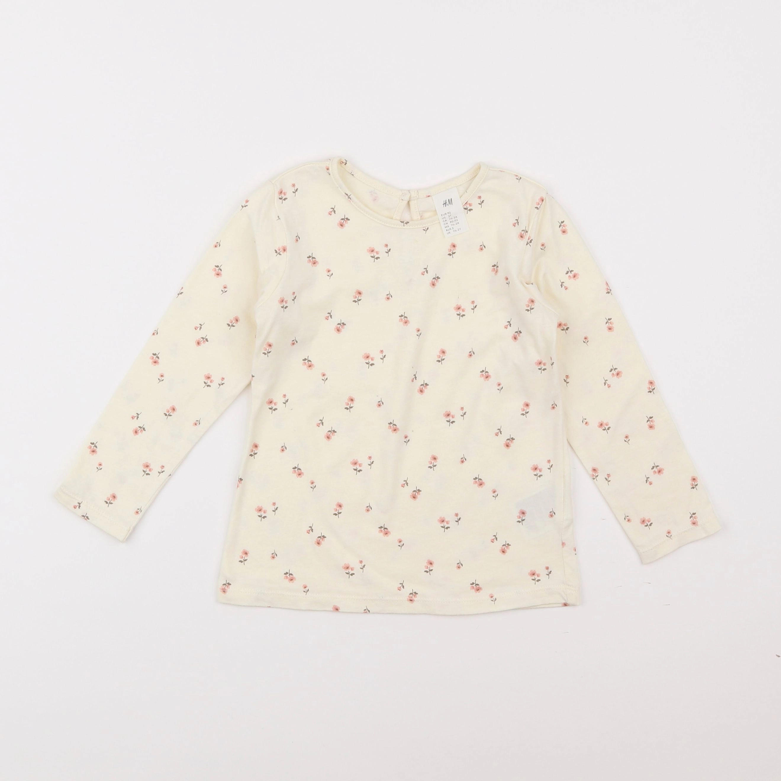 H&M - tee-shirt beige - 18 mois à 2 ans