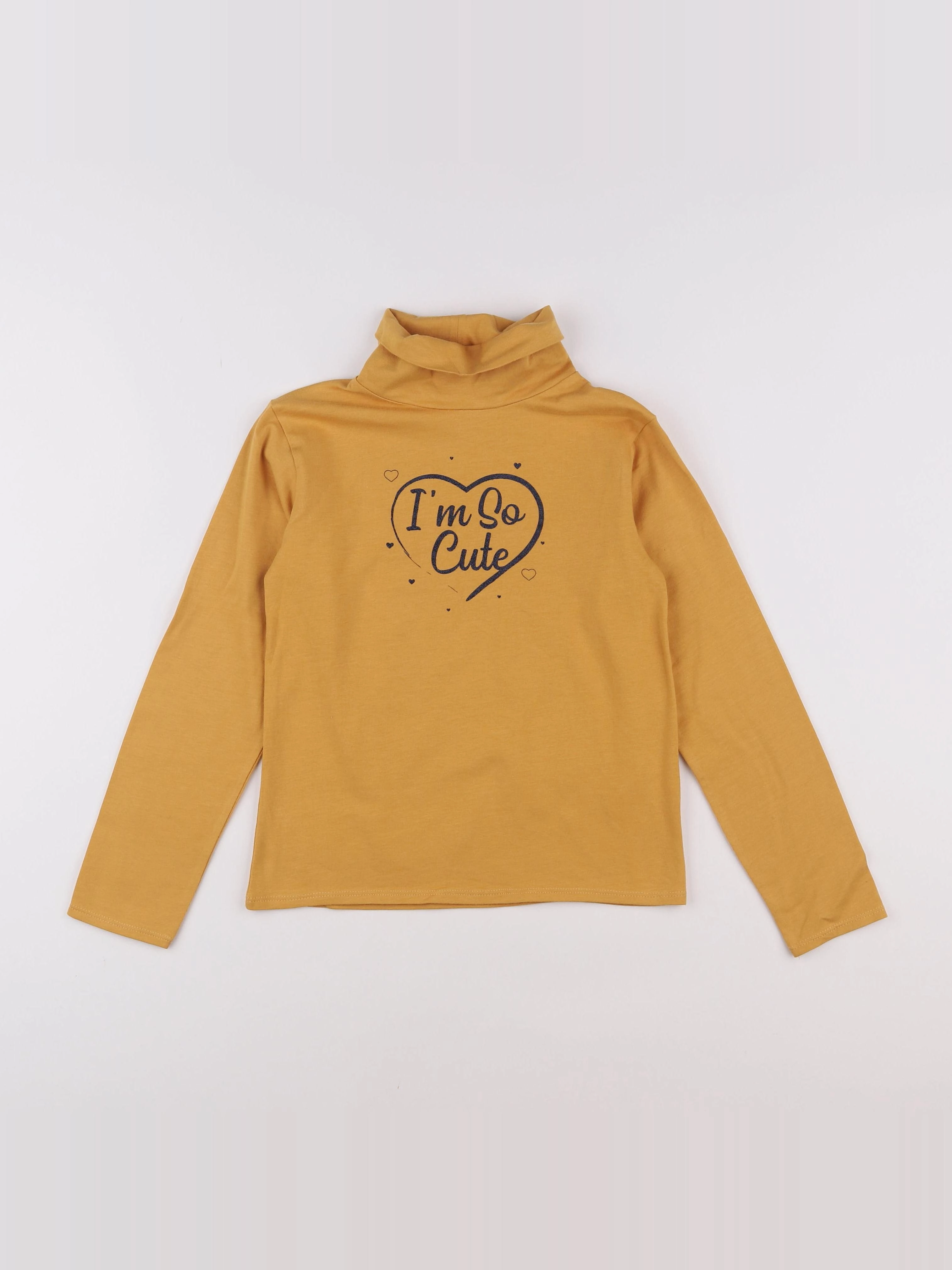 Vertbaudet - sous-pull jaune - 8 ans