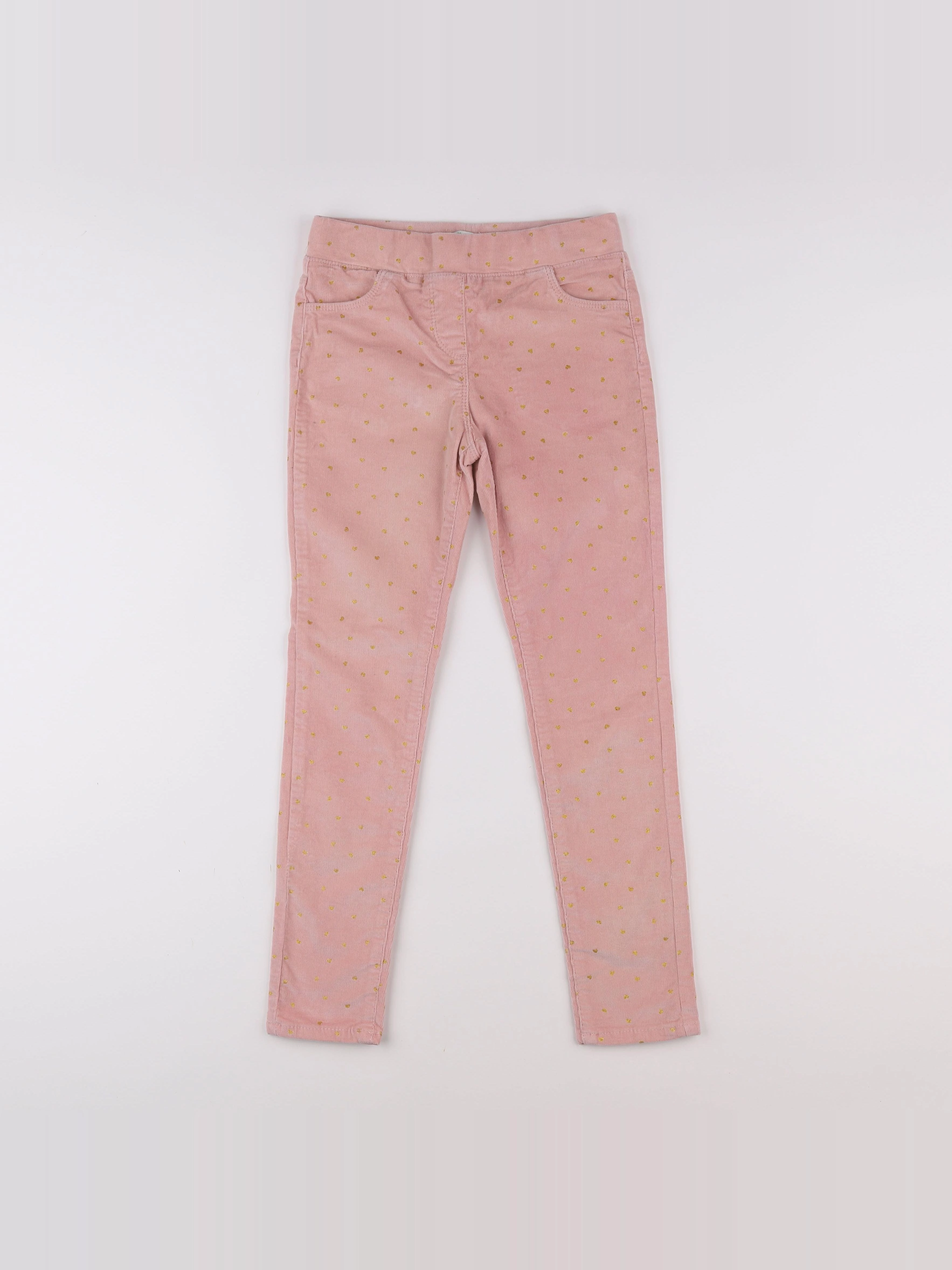 Vertbaudet - jegging rose - 9 ans