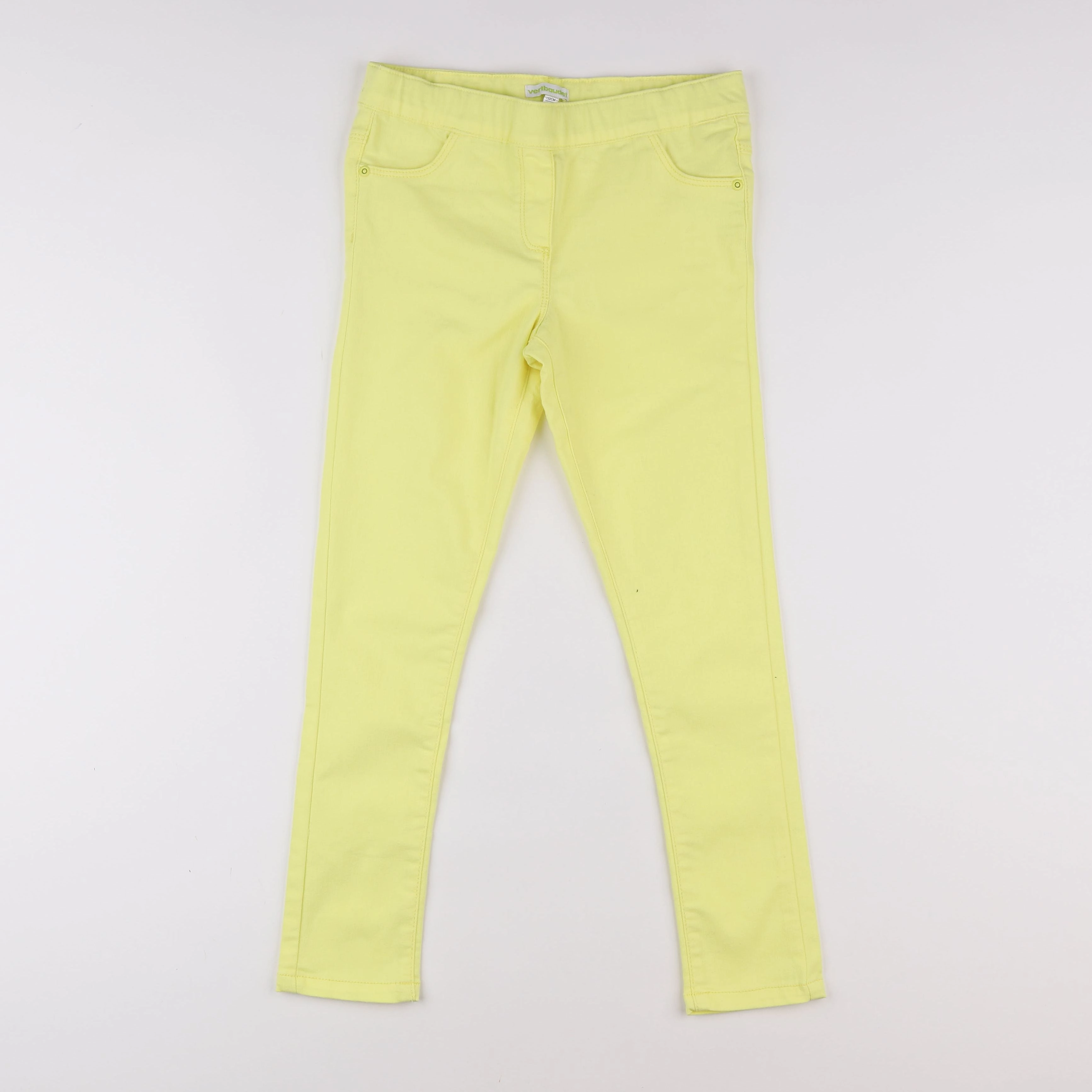 Vertbaudet - jegging jaune fluo - 9 ans