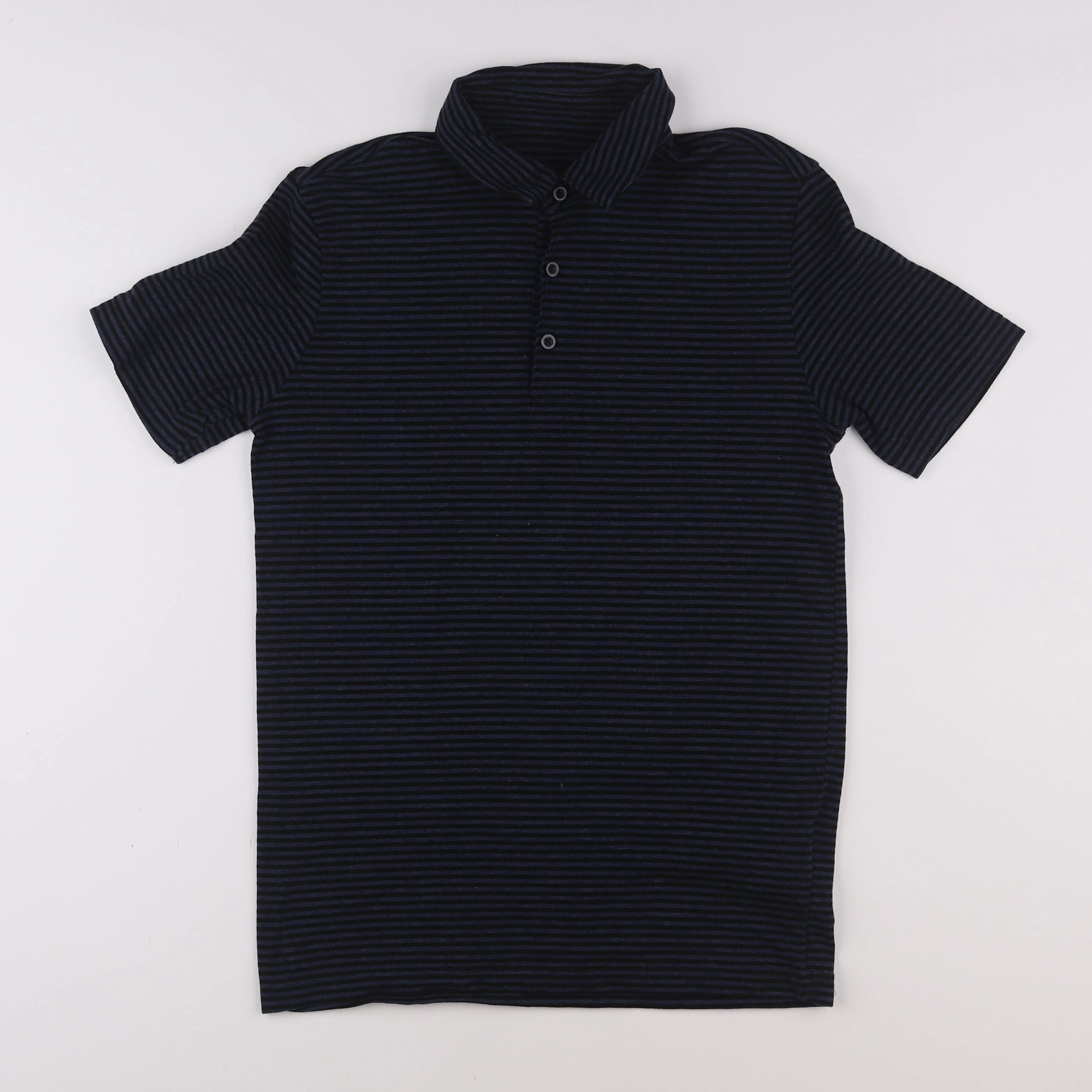 H&M - polo bleu, gris - 14 ans