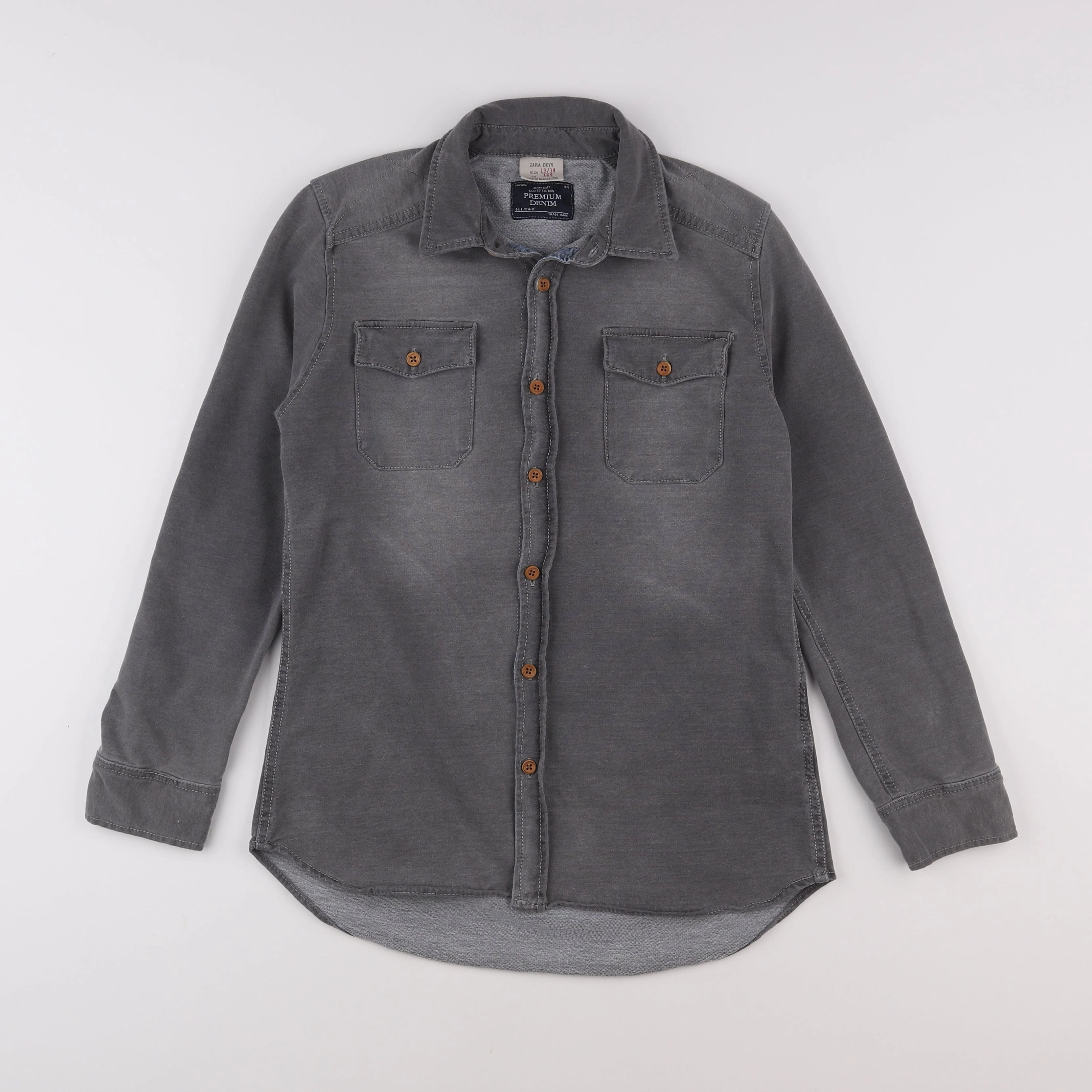 Zara - chemise gris - 13/14 ans