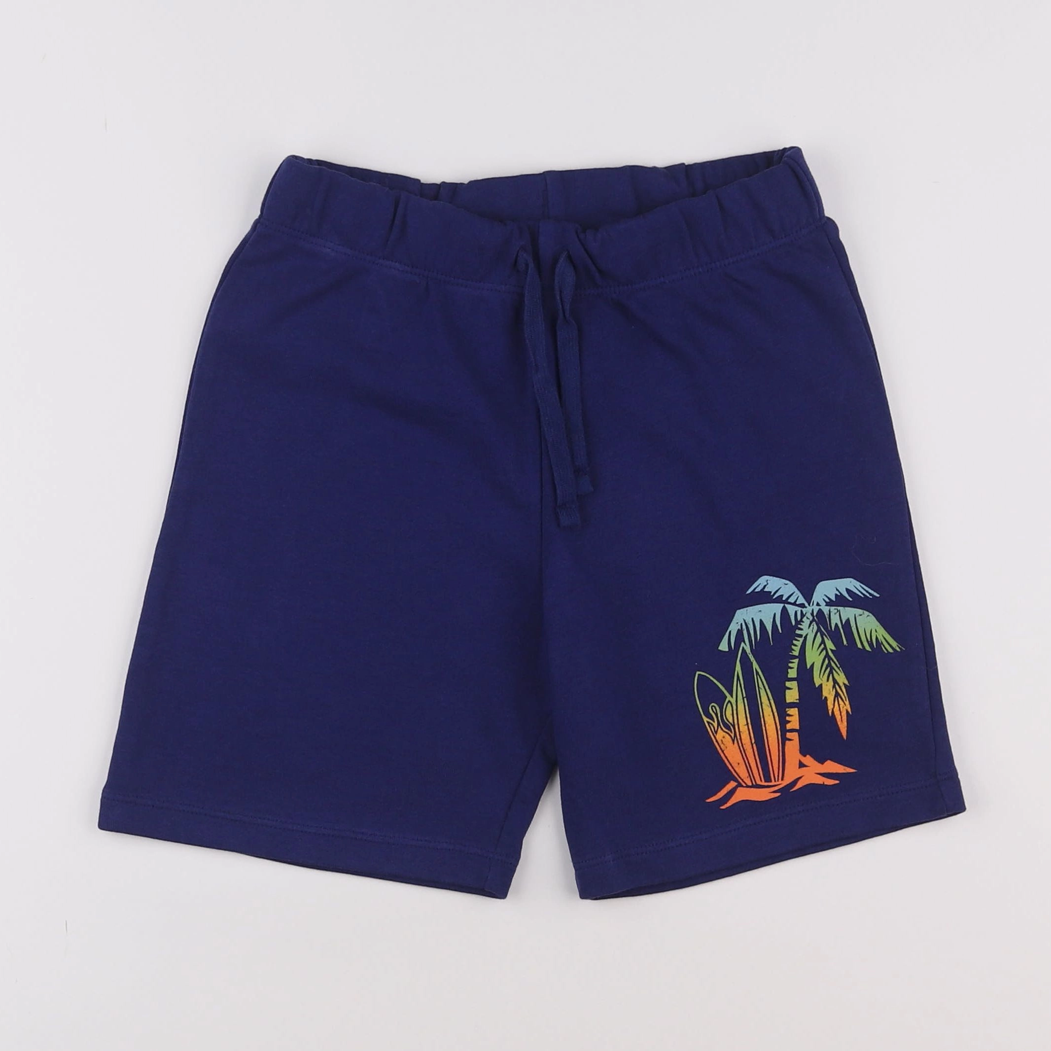 H&M - short bleu - 7/8 ans