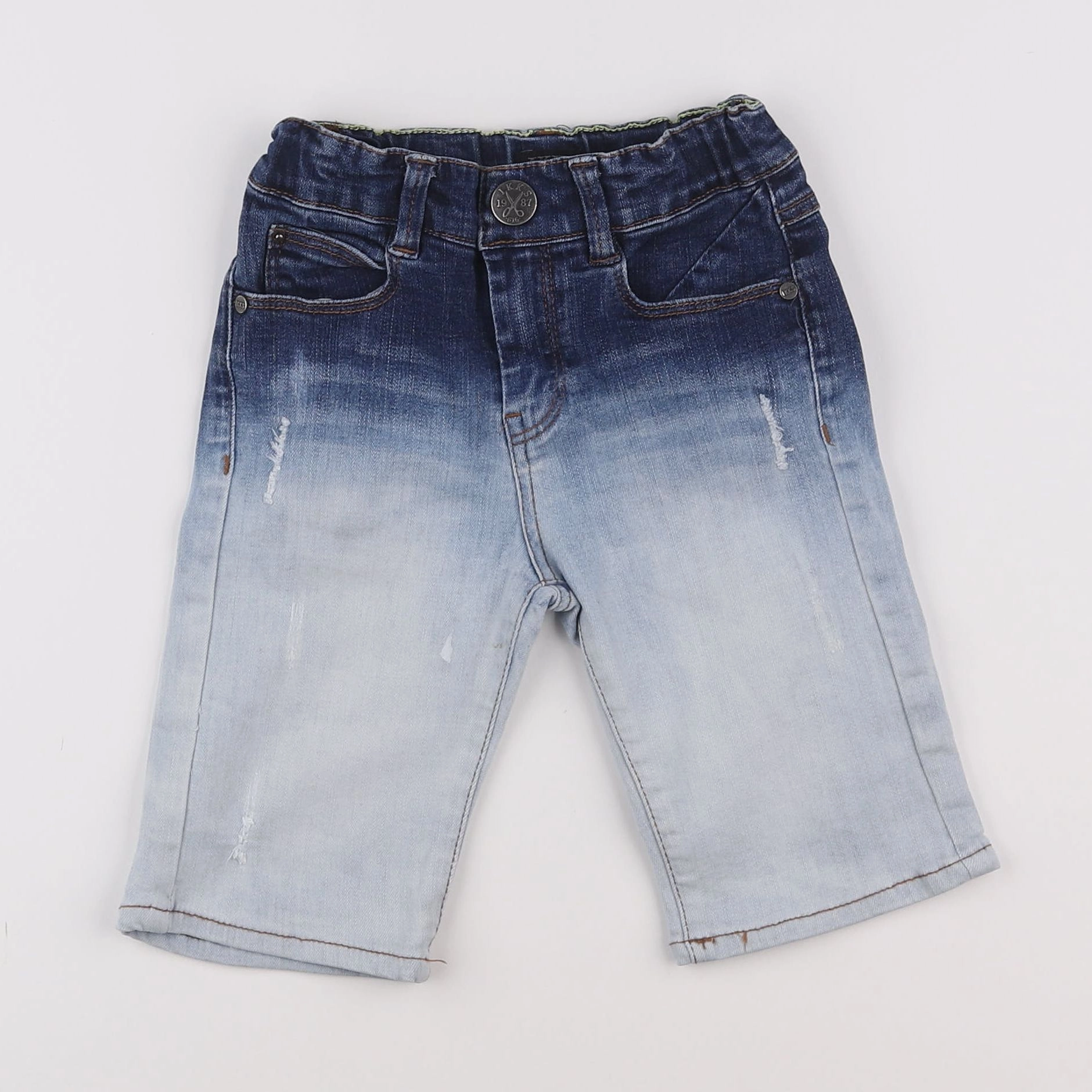 IKKS - short bleu - 6 ans