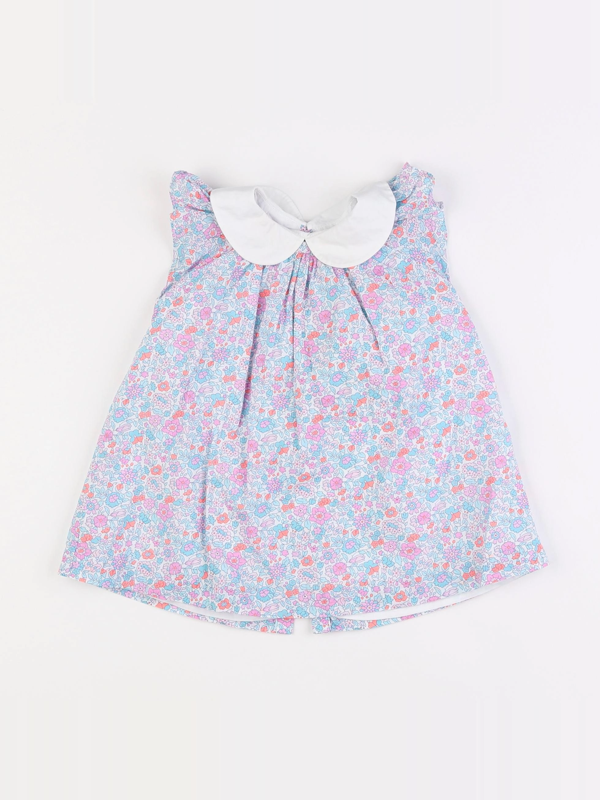 Jacadi - robe liberty multicolore - 12 mois
