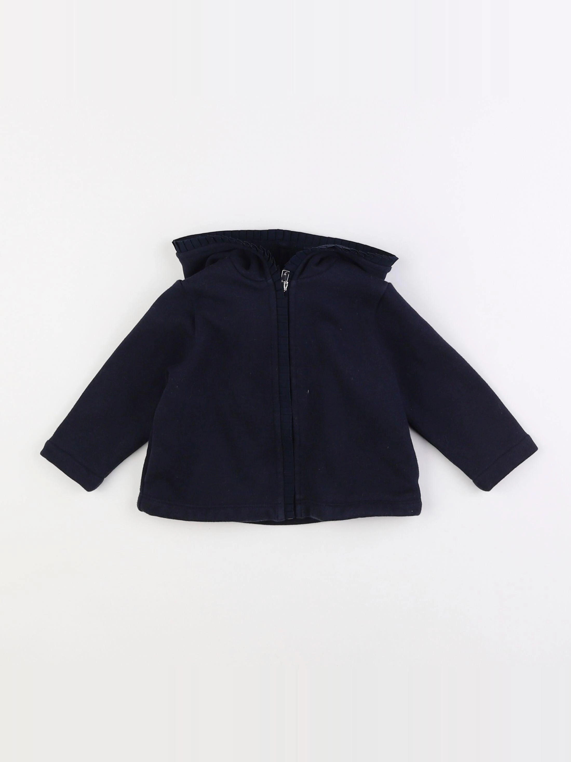 Jacadi - sweat bleu - 12 mois
