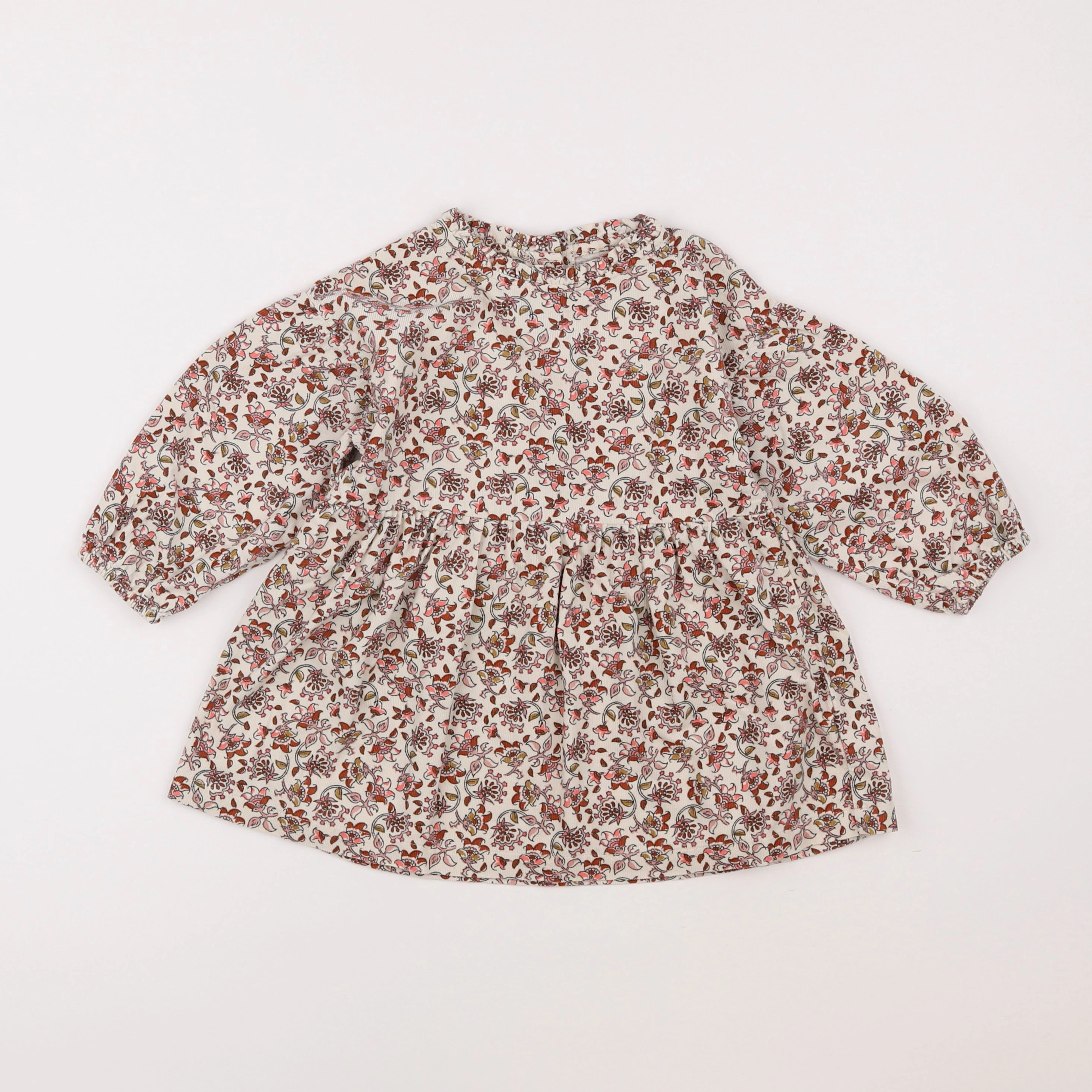 Vertbaudet - robe beige - 2 ans