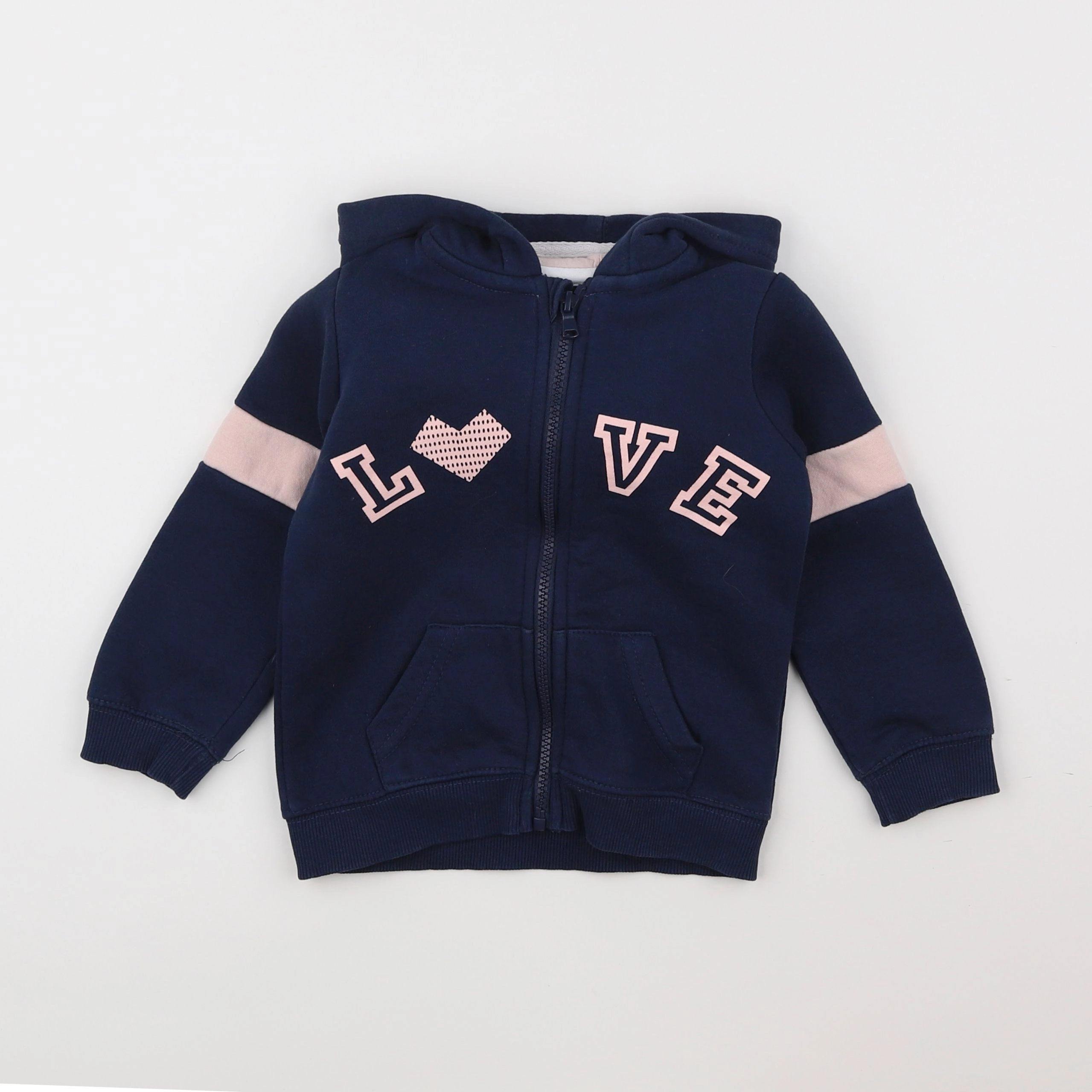 Vertbaudet - sweat bleu - 4 ans