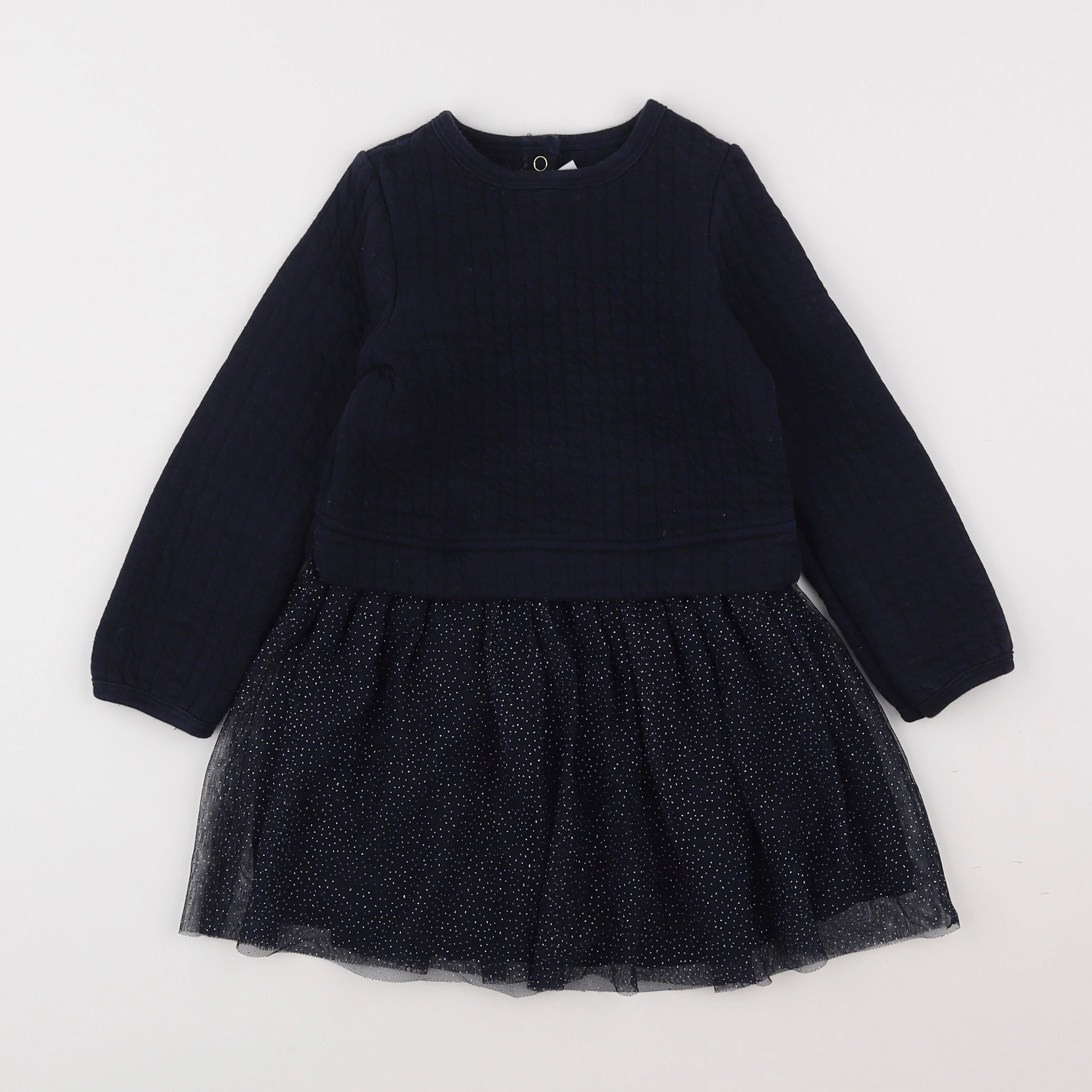 Petit Bateau - robe bleu - 4 ans