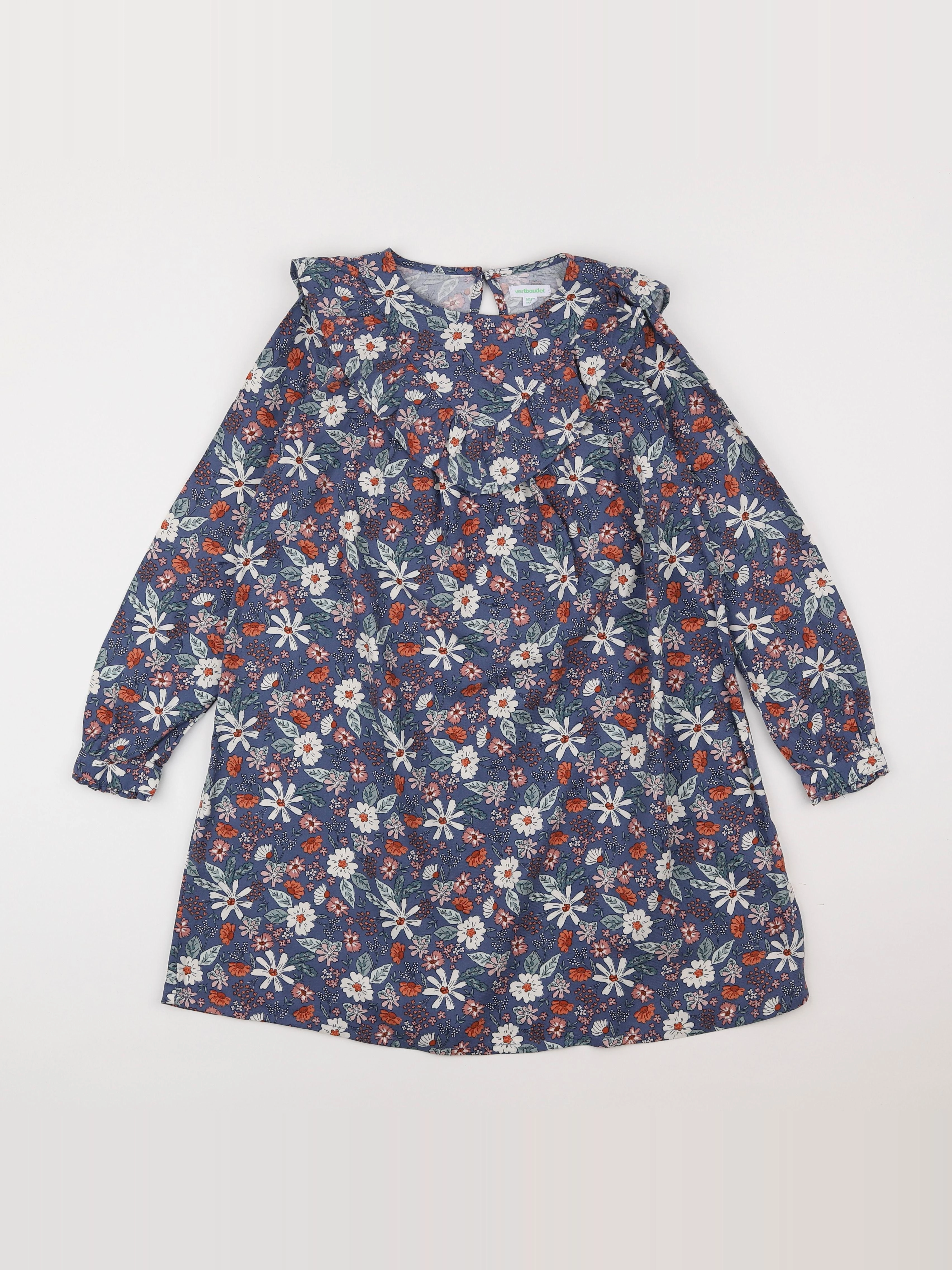 Vertbaudet - robe bleu - 9 ans