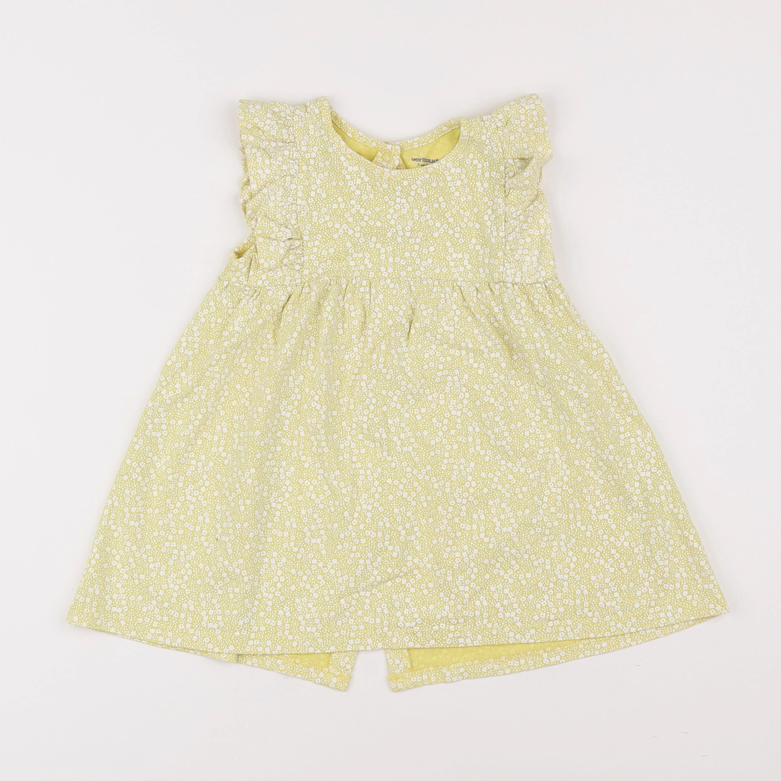 Vertbaudet - robe jaune - 3 ans