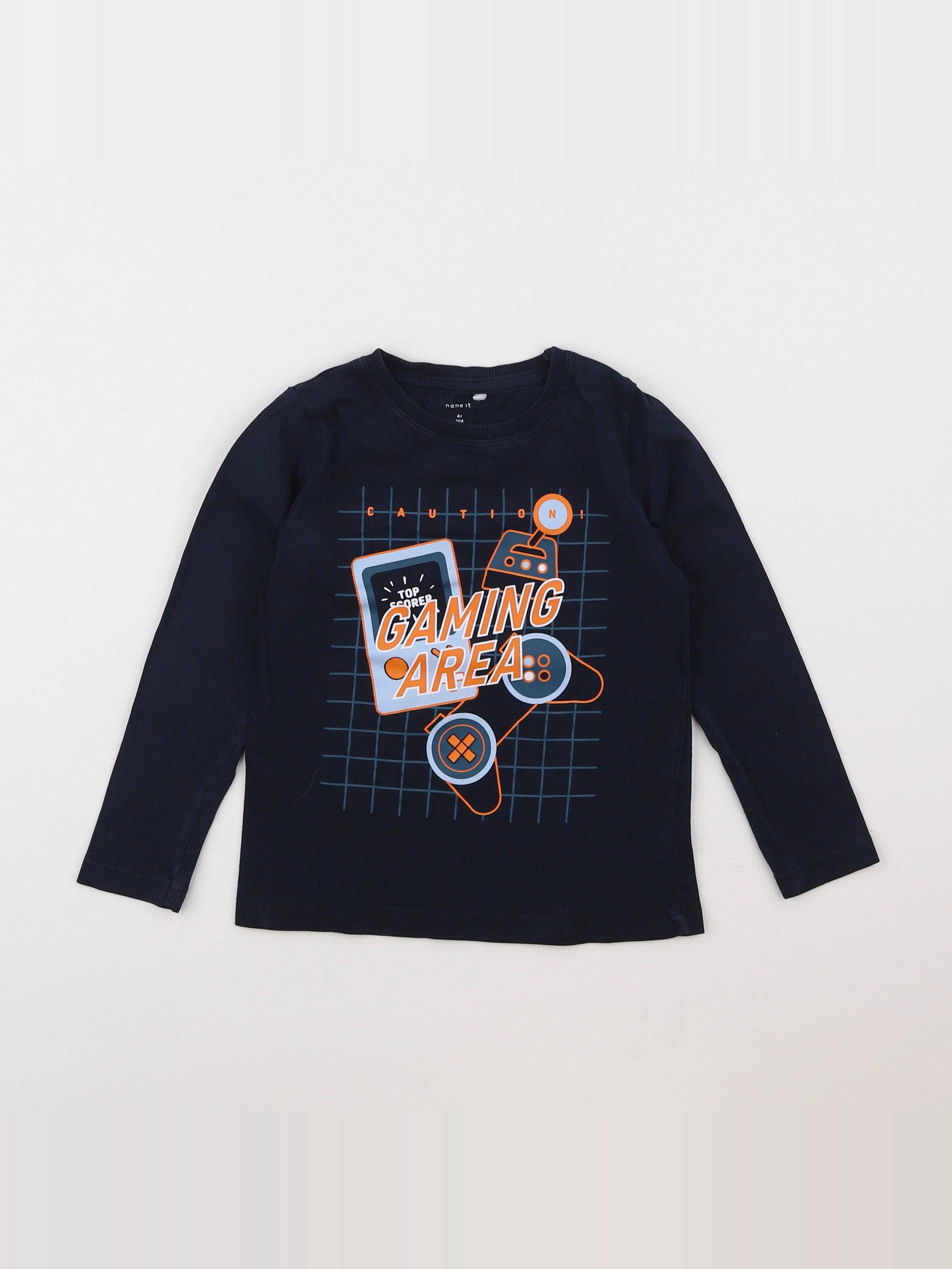 Name it - tee-shirt bleu - 4 ans