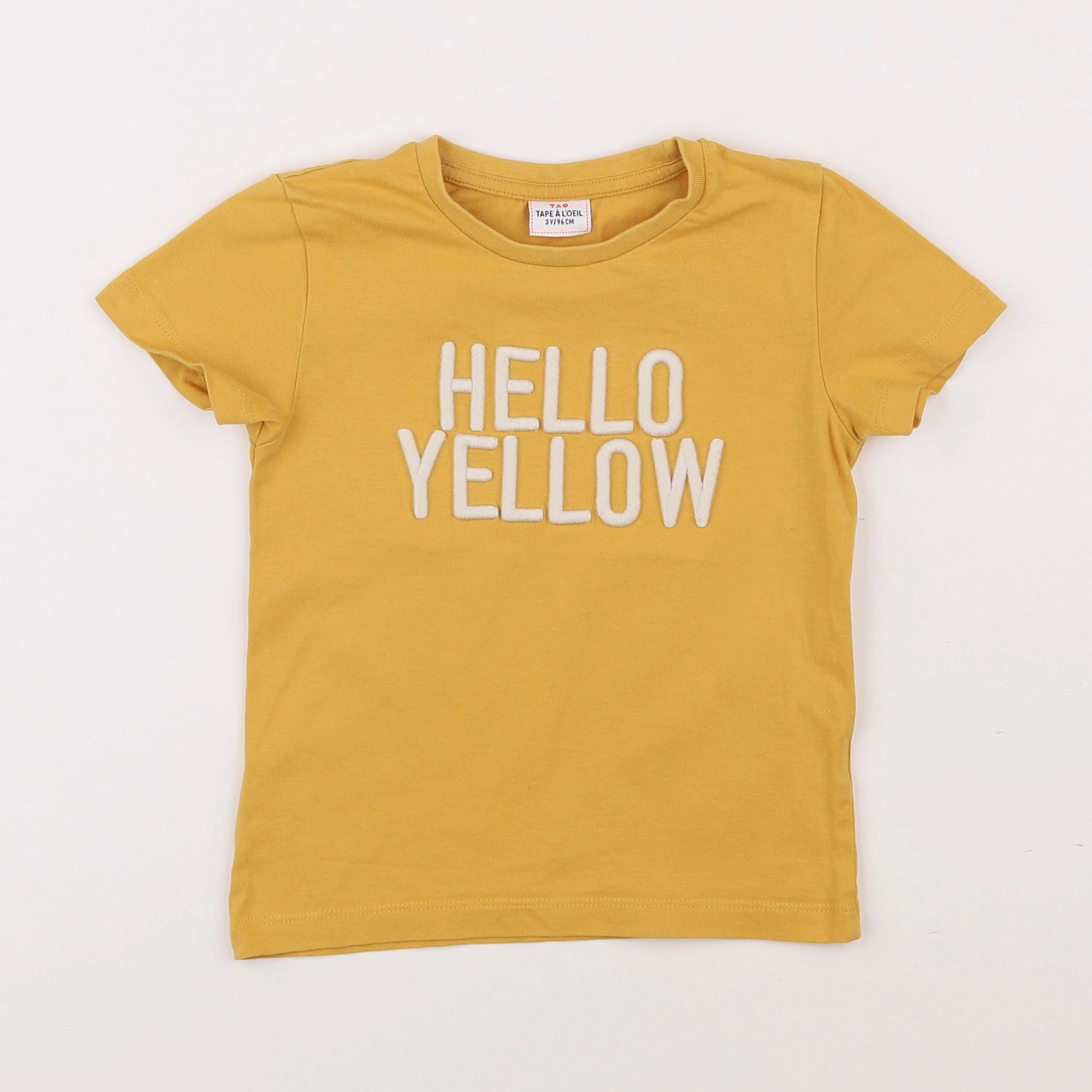 Tape à l'oeil - tee-shirt jaune - 3 ans