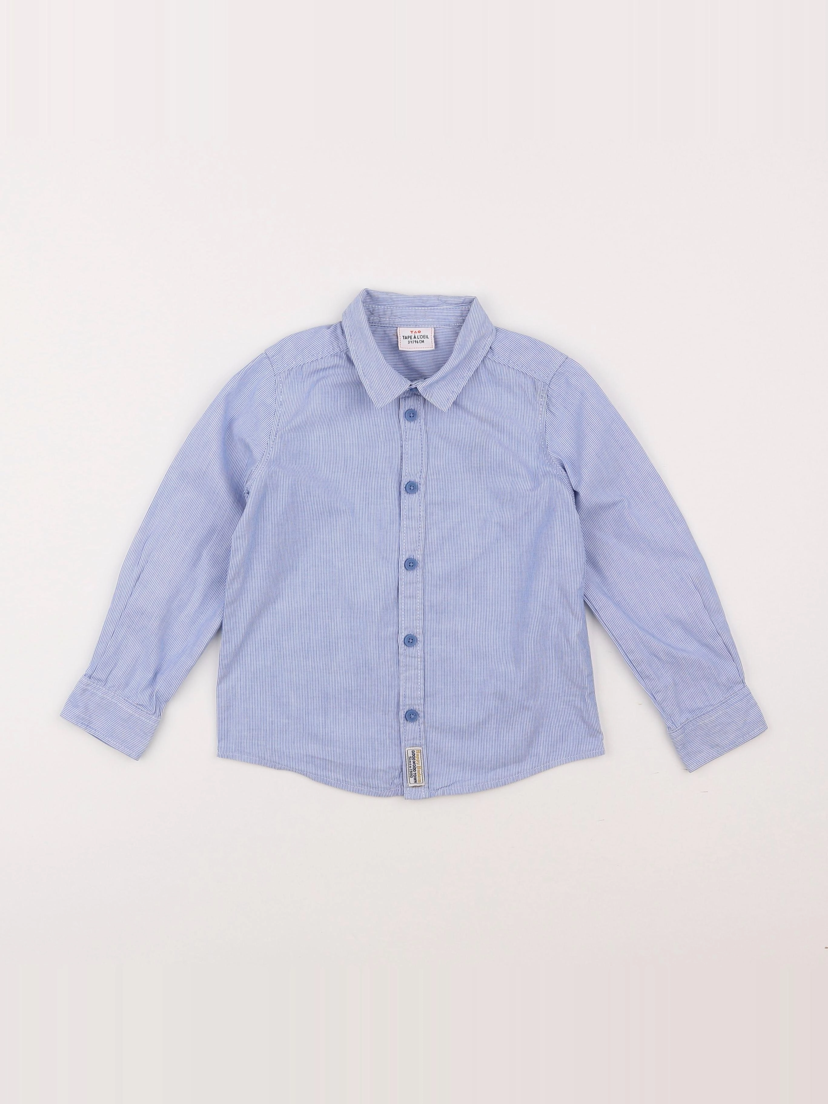 Tape à l'oeil - chemise bleu - 3 ans
