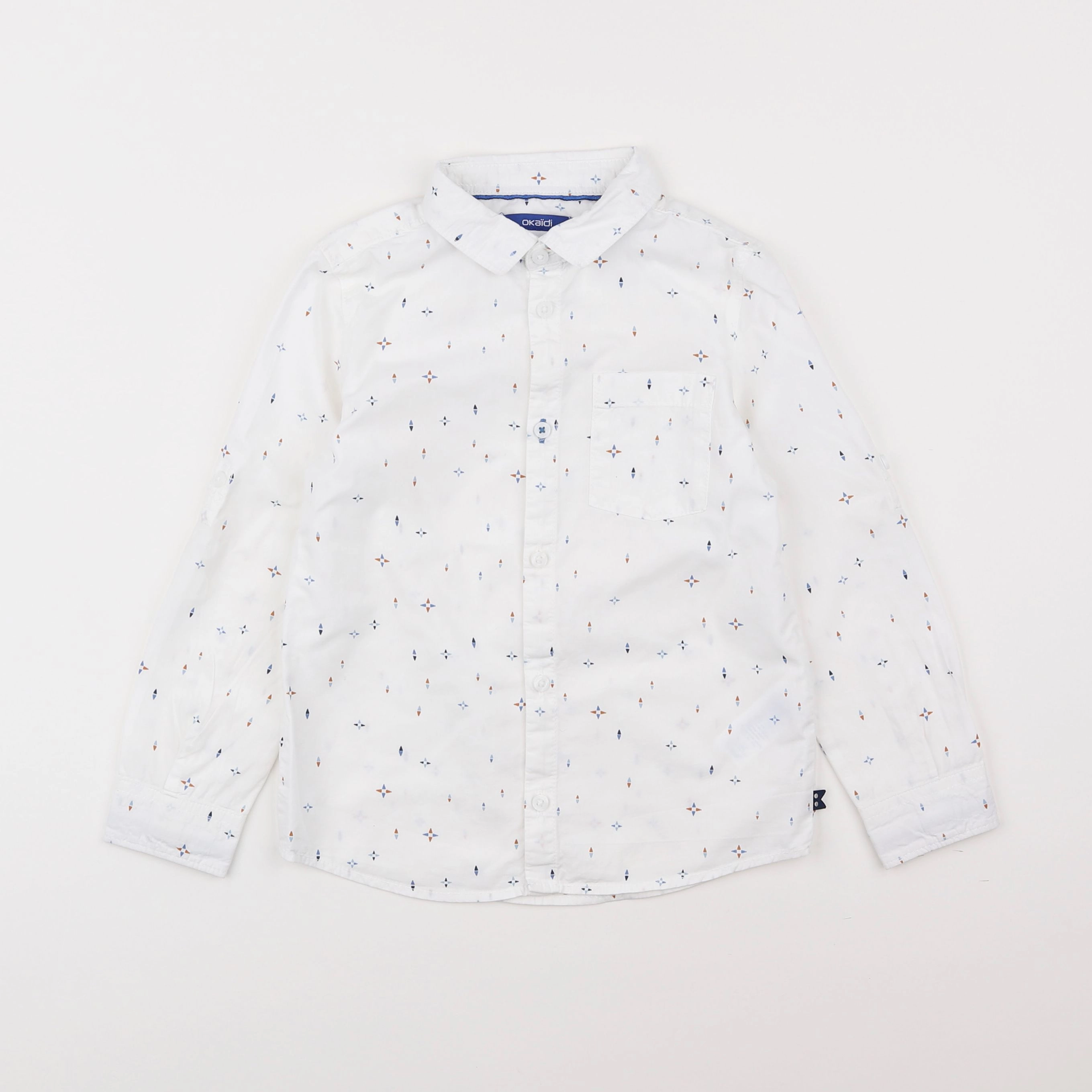 Okaidi - chemise blanc - 5 ans